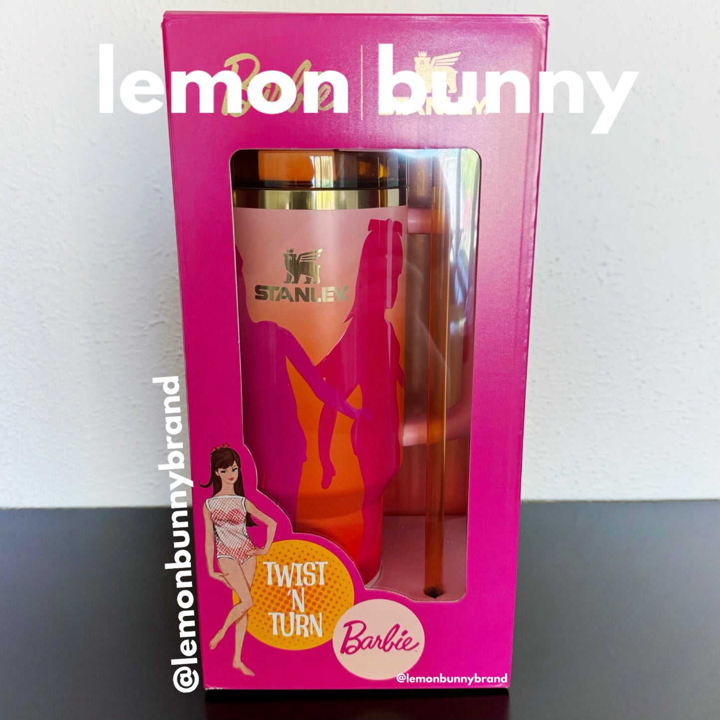 *lemon bunny Curated Bundle: Stanley Quencher & lululemon Align Short in 60s Raspberry Cream, Size 4
