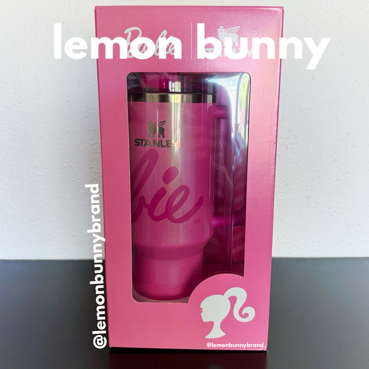 *lemon bunny Curated Bundle: Stanley Quencher & lululemon Hotty Hot Short in Barbie Sonic Pink, Size 4