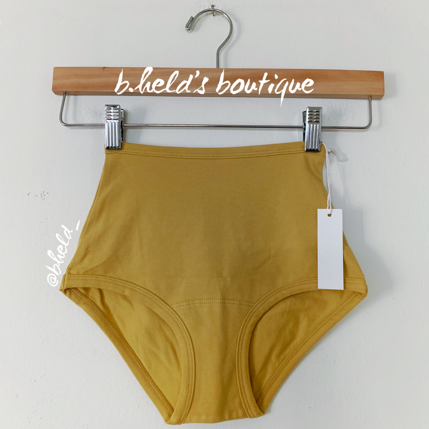ARQ High Rise Undies in Buttercup, Size XXS