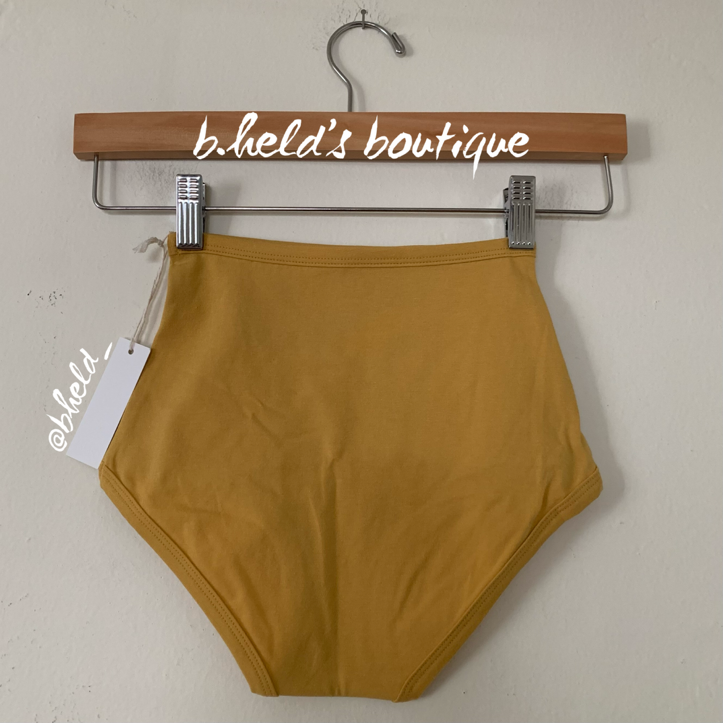 ARQ High Rise Undies in Buttercup, Size XXS