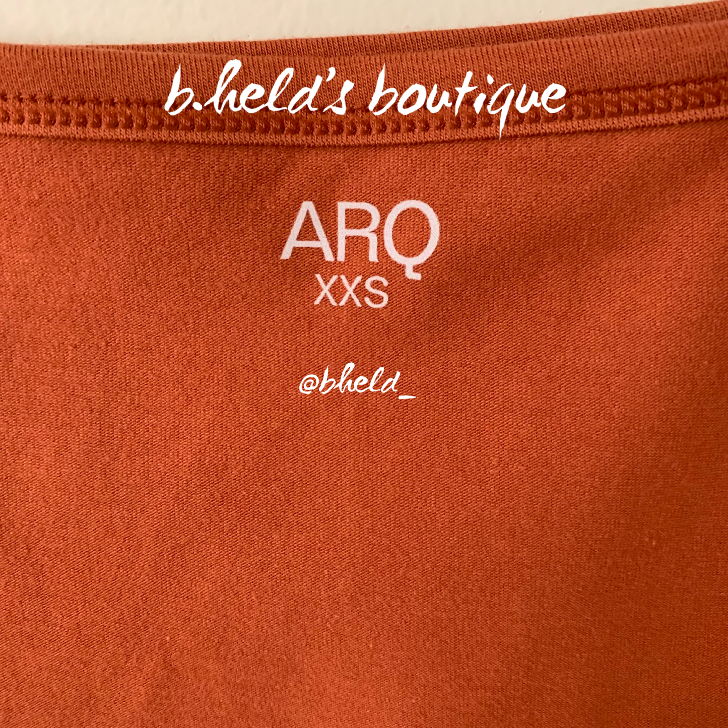 ARQ High Rise Undies in Rust, Size XXS