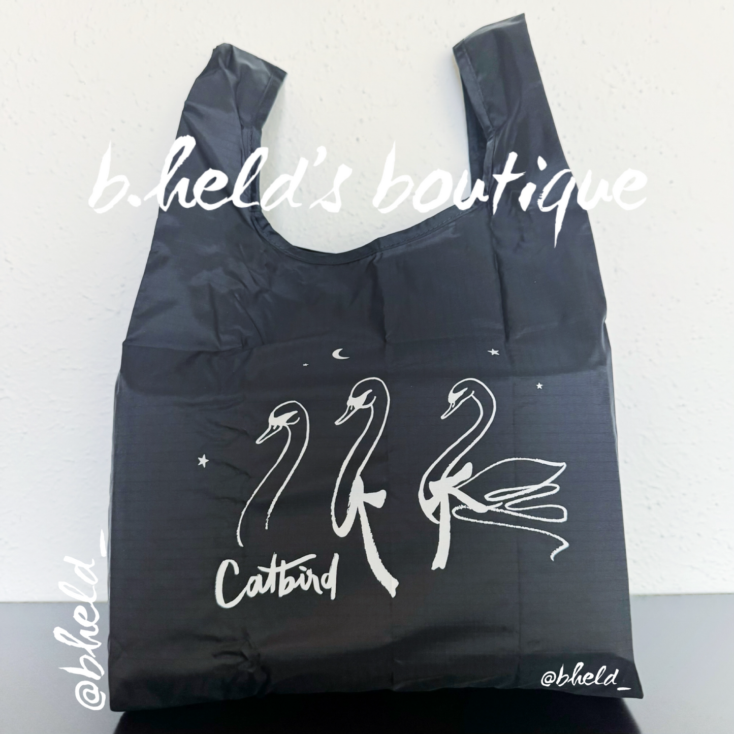 Catbird x BAGGU Collaboration Black Swan Lunch Bag, One Size