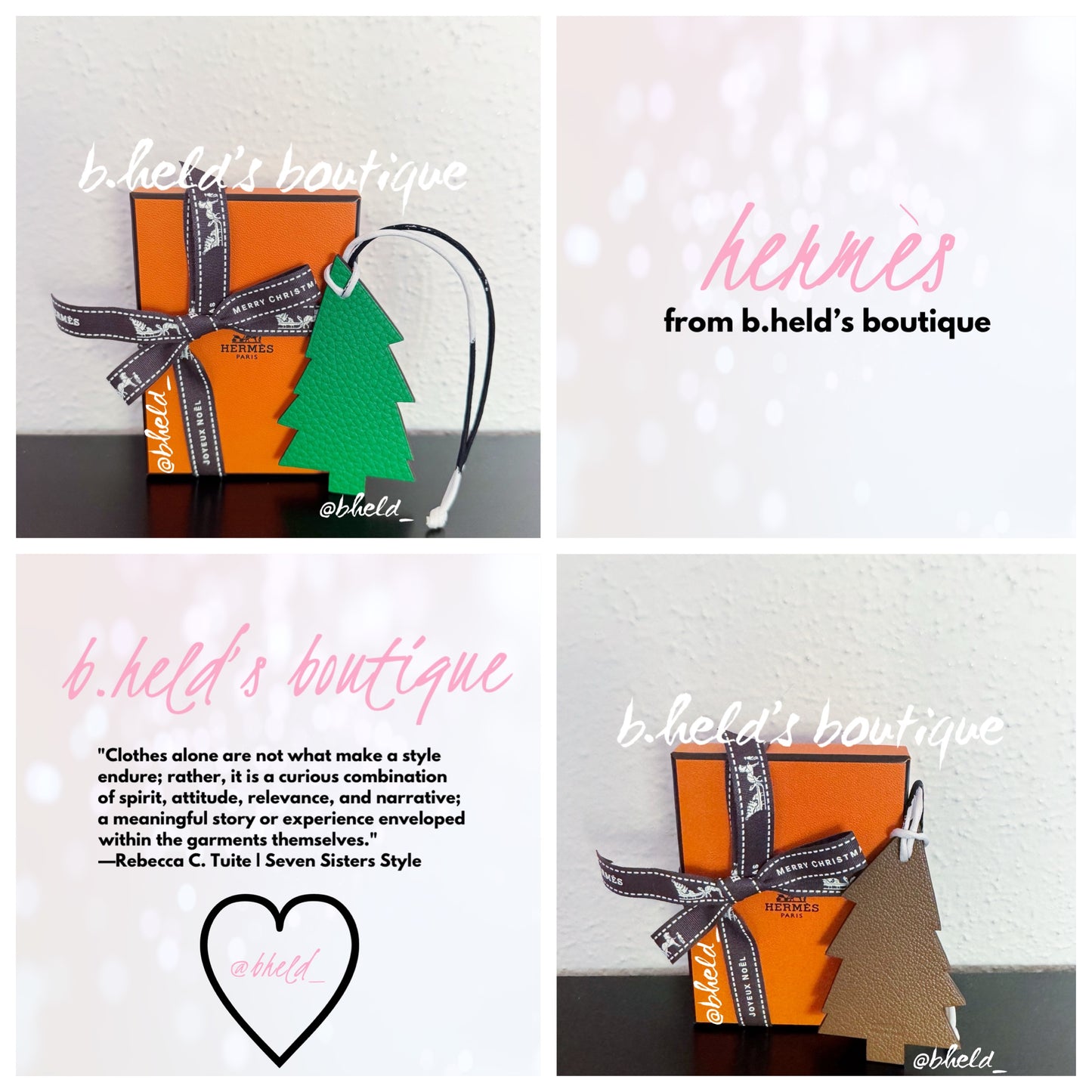 Hermès Pine Tree Charm, One Size
