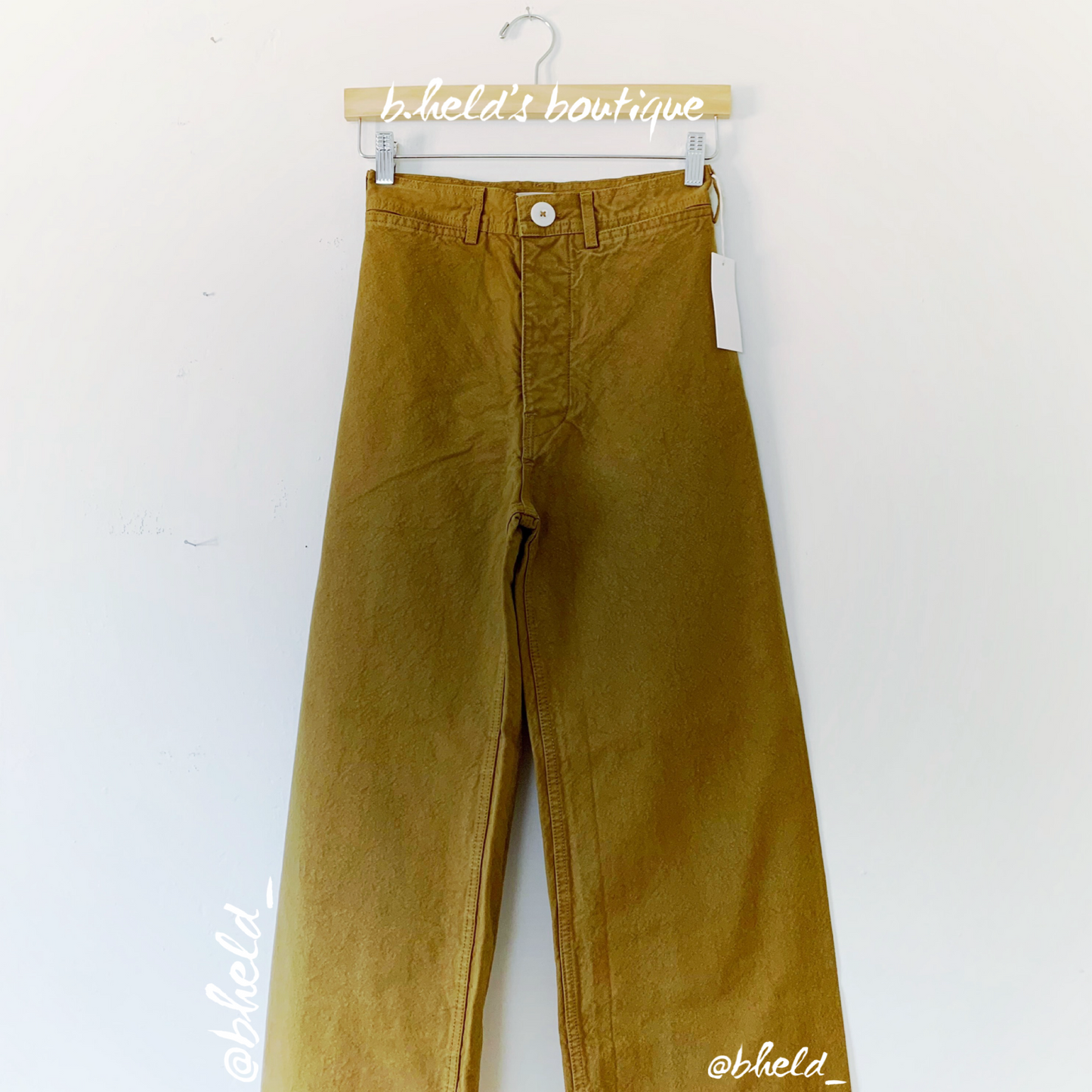 Jesse Kamm Sailor Pants in Tobacco, Size 2
