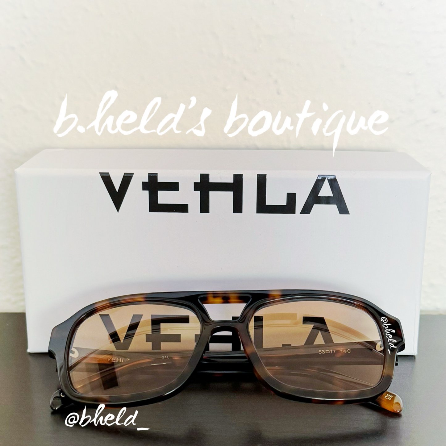 VEHLA Dixie Sunglasses in Choc Tort/Cinnamon, One Size