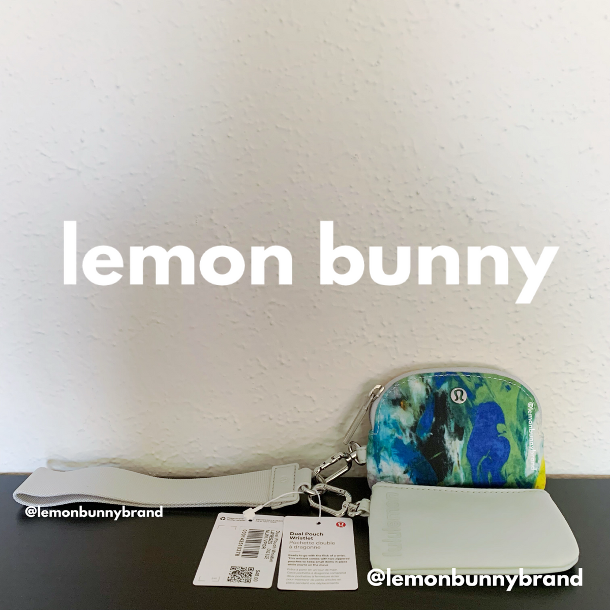 lululemon Dual Pouch Wristlet in No Limits White Multi/Vapor, One Size (Version 11)