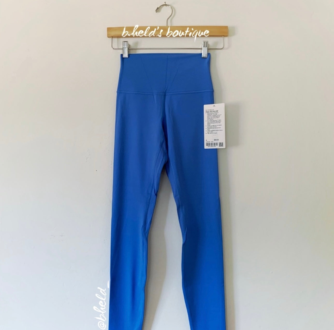 lululemon Align High-Rise Pant 28" in Blue Nile, Size 4 (Single-Lined)