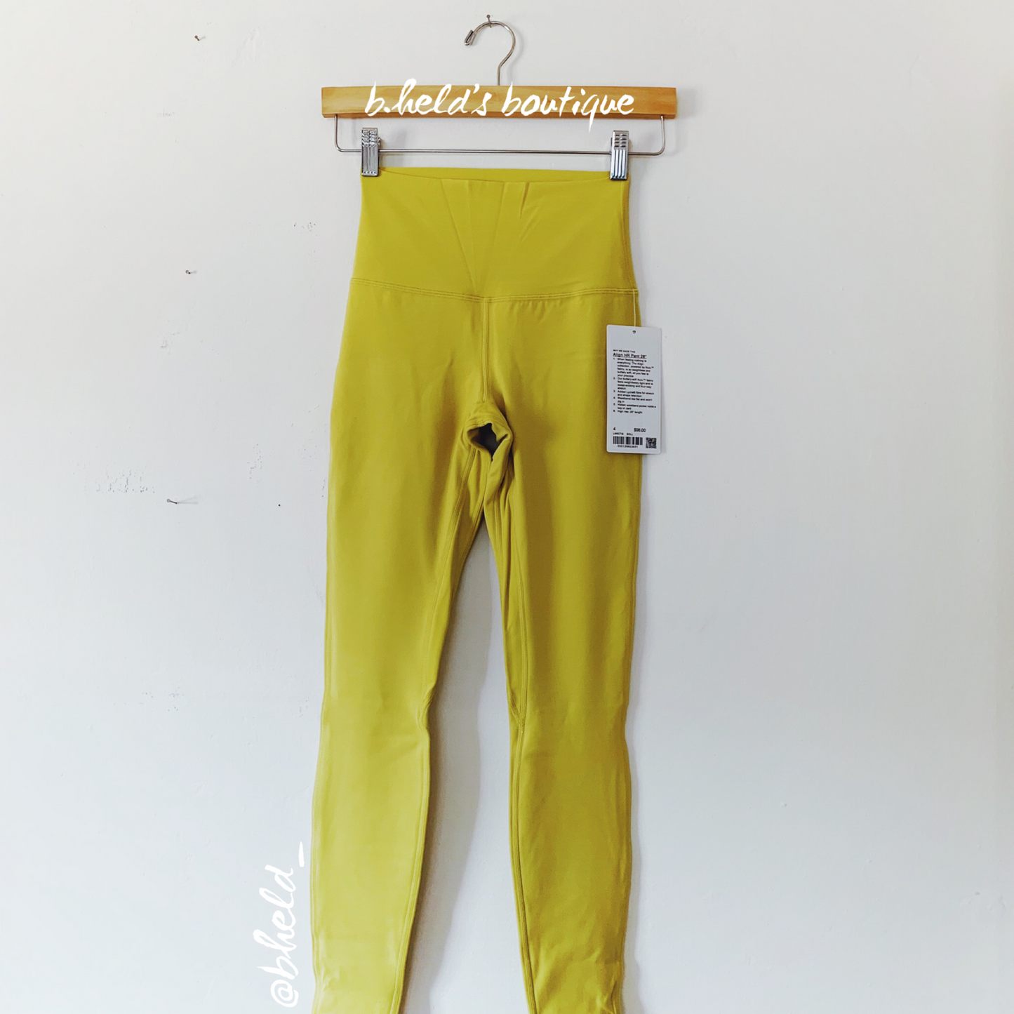 lululemon Align High-Rise Pant 28" in Soleil, Size 4 (Double-Lined)