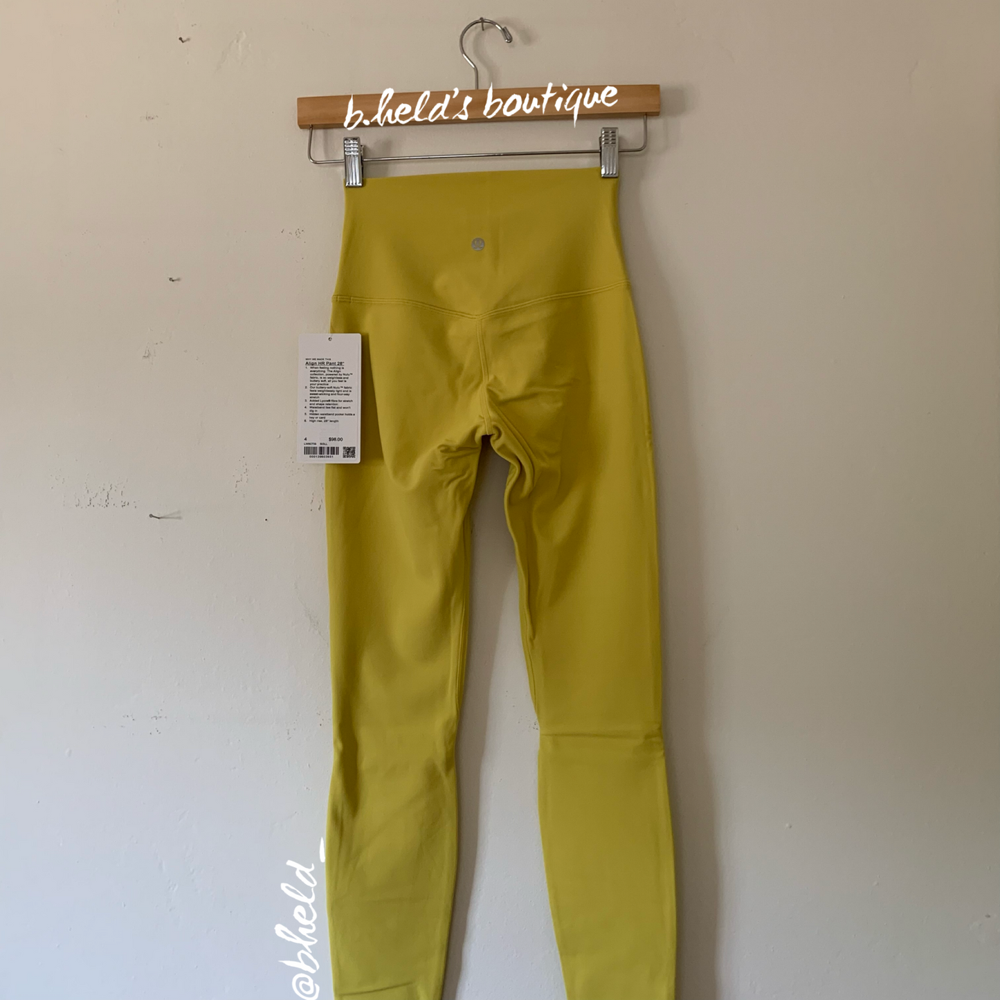 lululemon Align High-Rise Pant 28" in Soleil, Size 4 (Double-Lined)