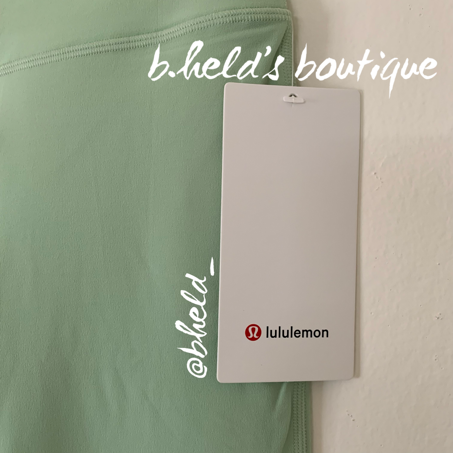 lululemon Align High-Rise Pant 31" in Creamy Mint, Size 4 (Double-Lined)