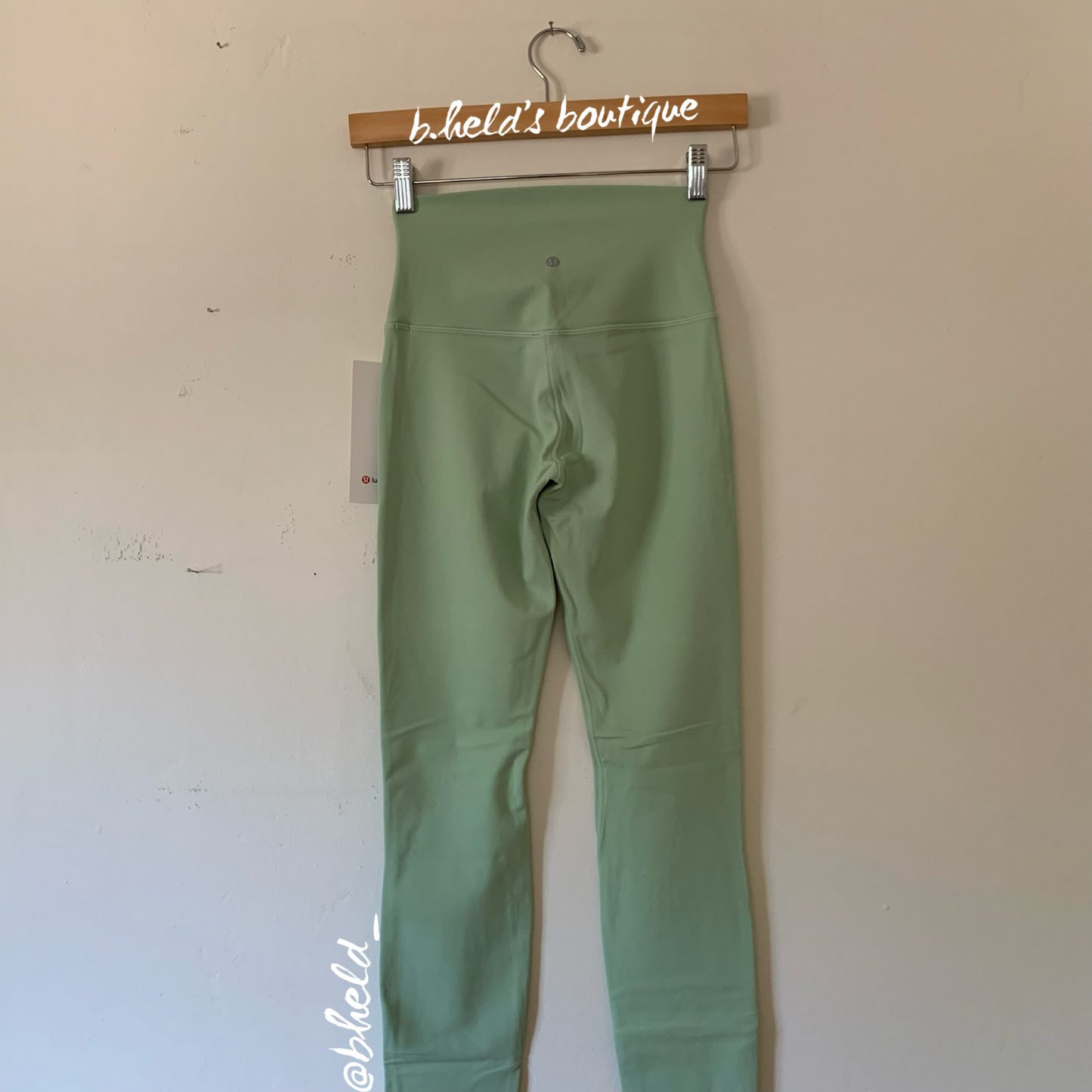 lululemon Align High-Rise Pant 31" in Creamy Mint, Size 4 (Double-Lined)