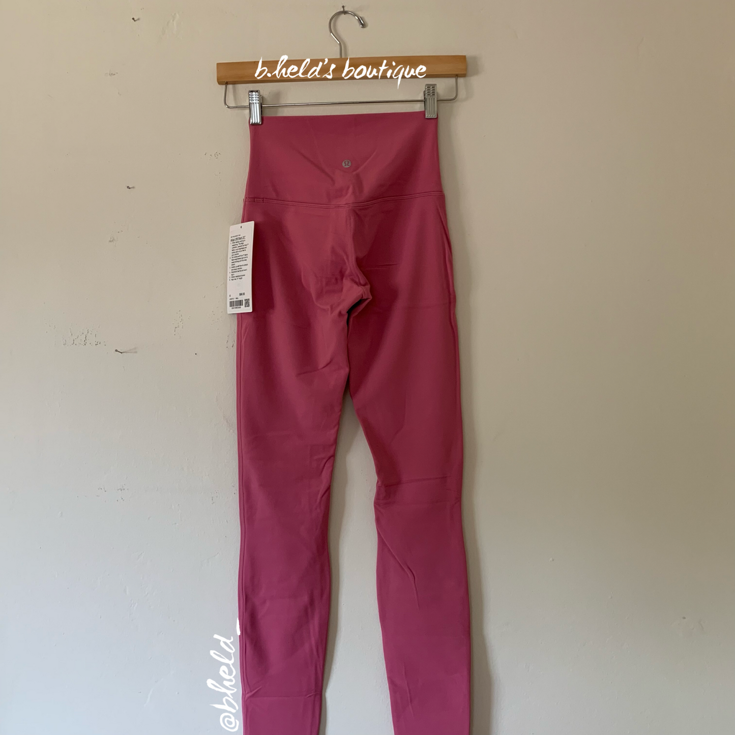 lululemon Align High-Rise Pant 31" in Pink Blossom, Size 4 (Double-Lined)