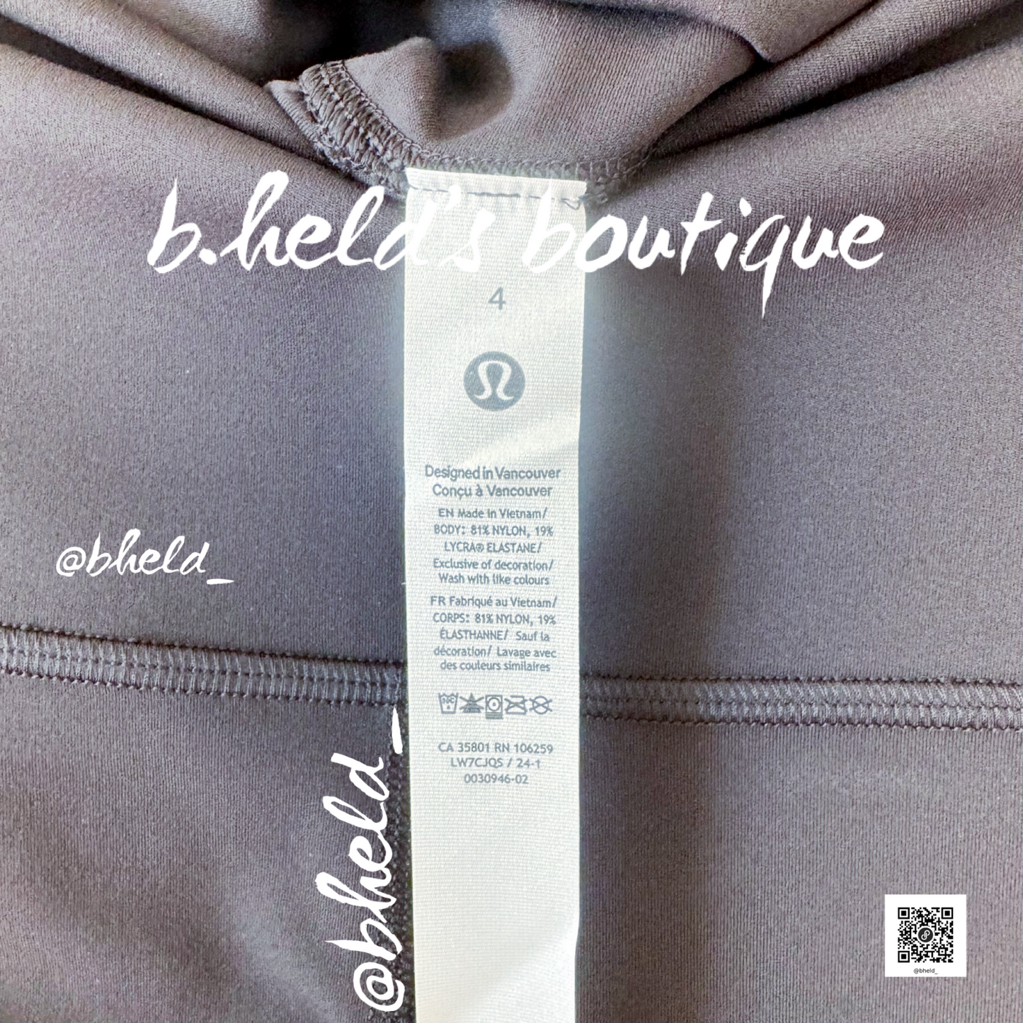 lululemon Align High-Rise Short 4" in Black, Size 4 (Single-Lined)