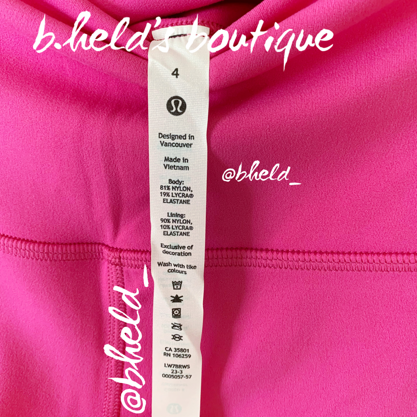 lululemon Align High-Rise Short 6" in Sonic Pink, Size 4 (Double-Lined)