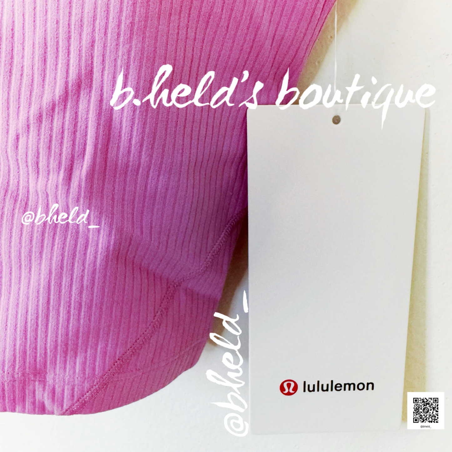 lululemon Align Ribbed Henley Tank Top in Dahlia Mauve, Size 4