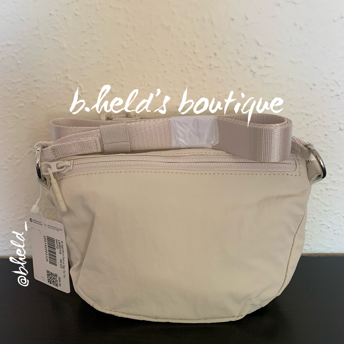 lululemon All Night Festival Bag *Zip Top *Micro in White Opal, One Size