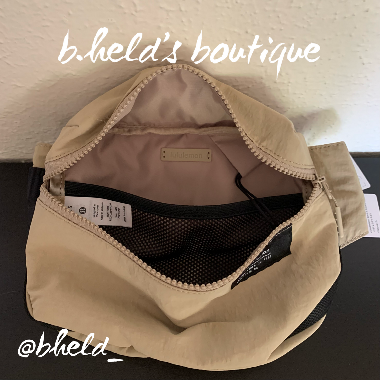 lululemon Clean Lines Belt Bag in Trench, One Size