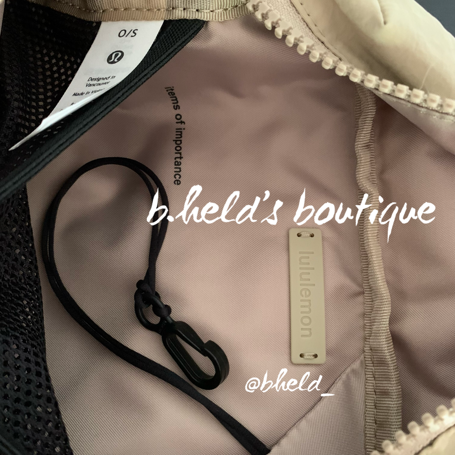 lululemon Clean Lines Belt Bag in Trench, One Size