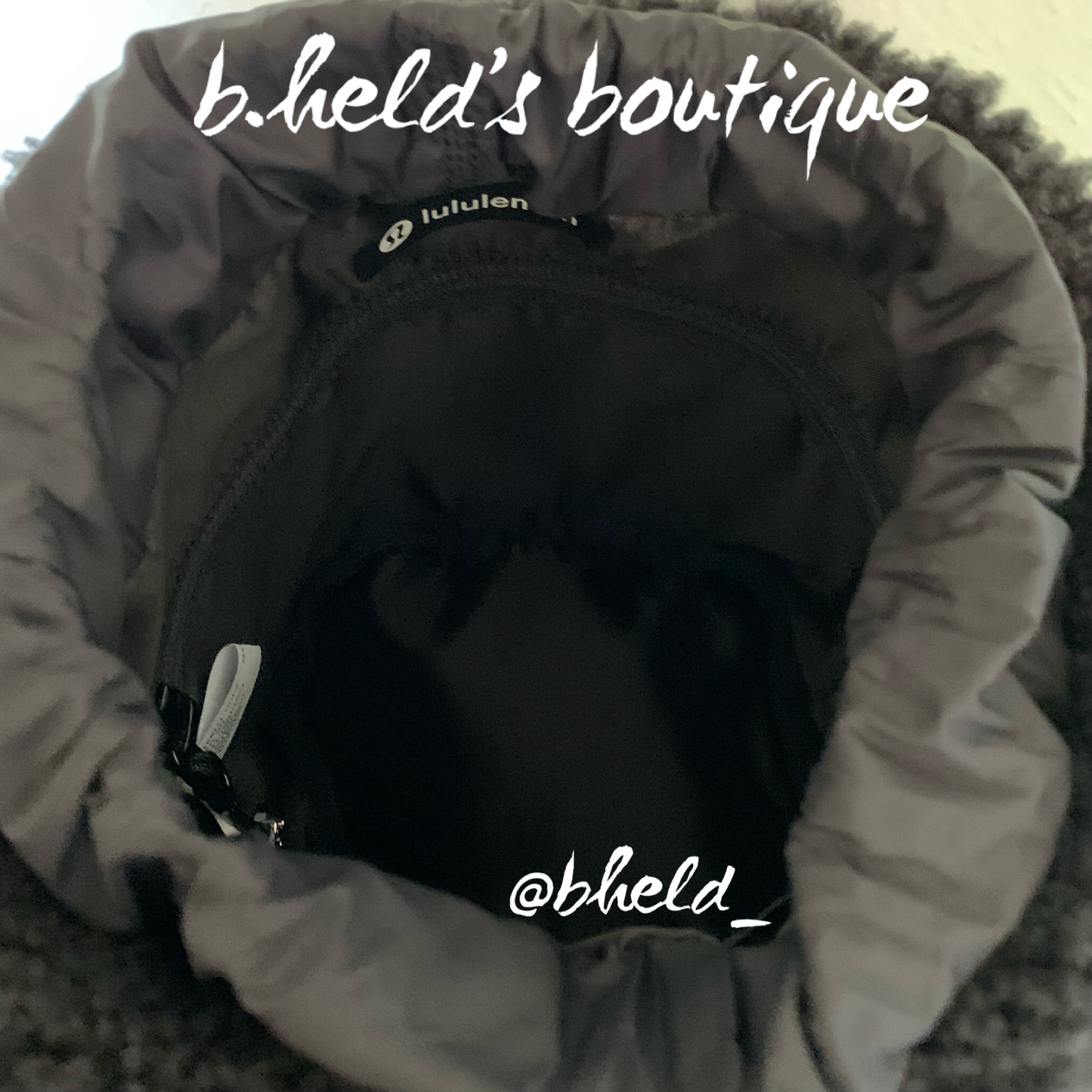 lululemon Crossbody Bucket Bag *Fleece (2.5 L) in Black, One Size
