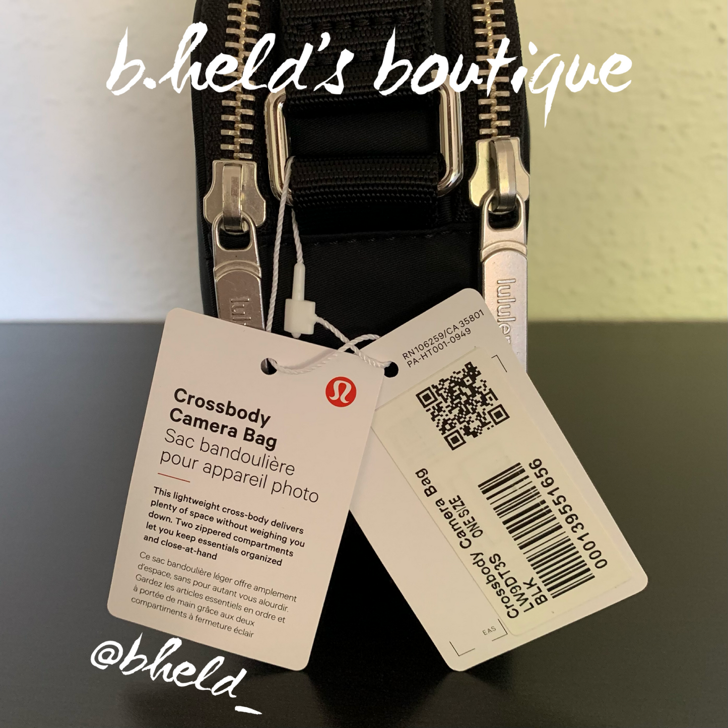 lululemon Crossbody Camera Bag in Black, One Size