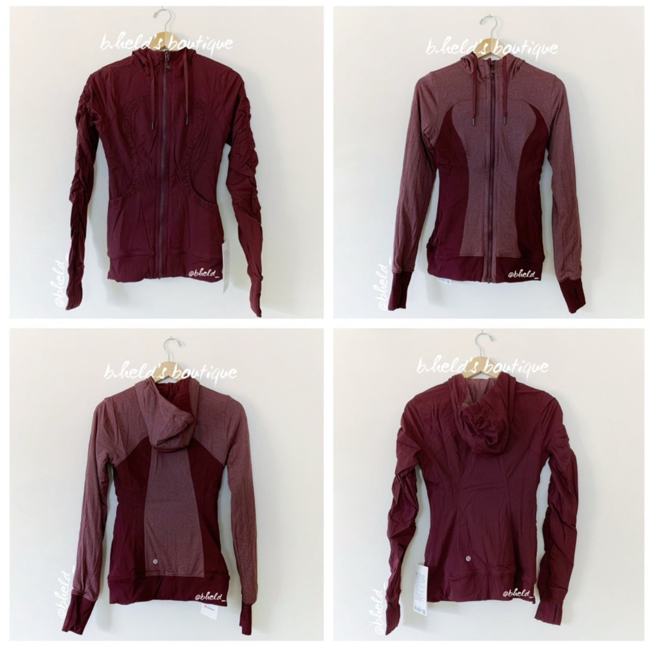 lululemon Dance Studio Jacket in Cassis/Heathered Cassis, Size 4