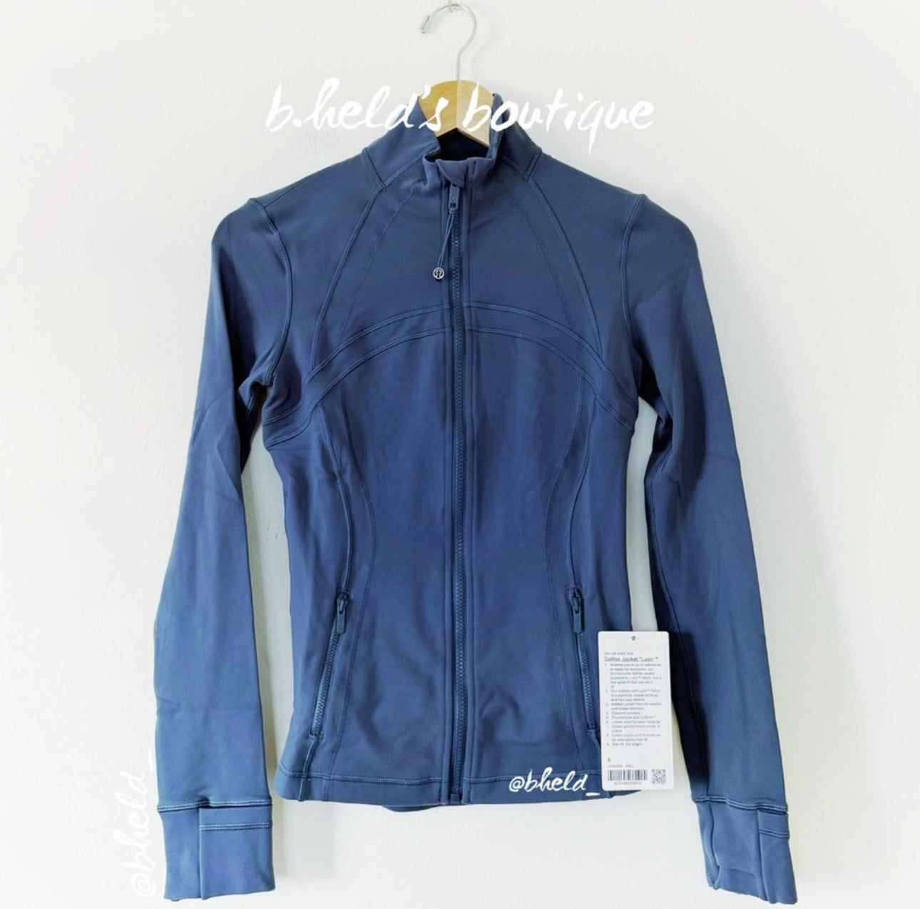 lululemon Define Jacket *Luon in Iron Blue, Size 4