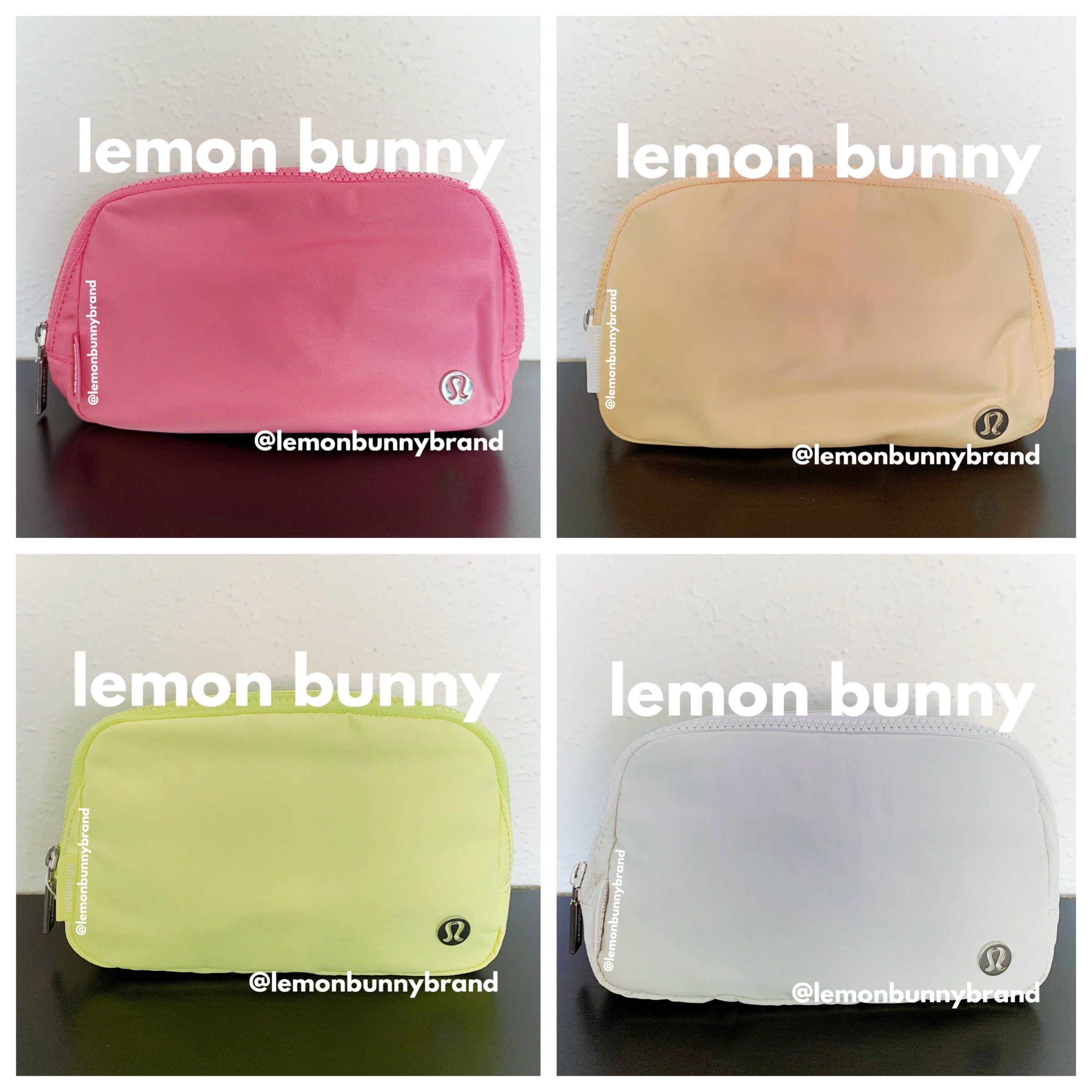 makeup bags lululemon lemon bunny Curated Bundle: 4 lululemon Everywhere Belt Bags in Fall
