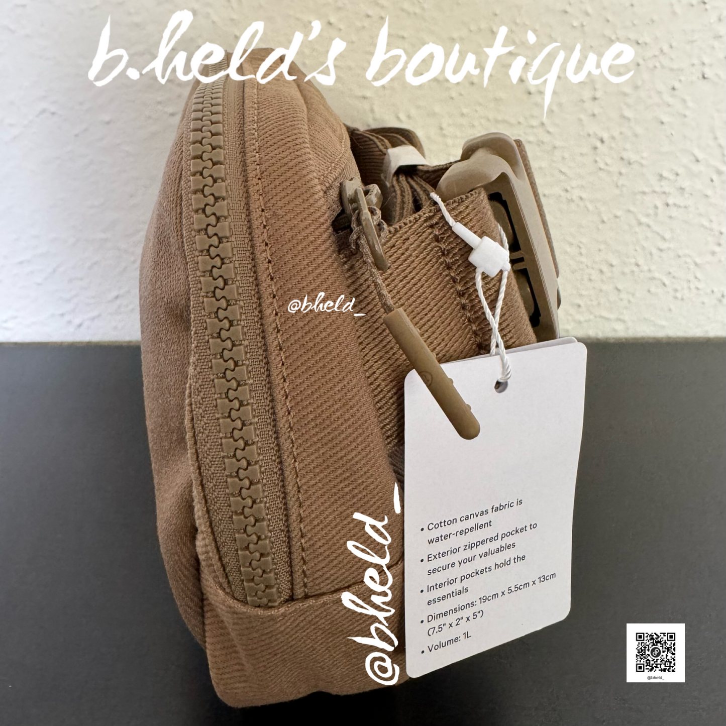 lululemon Everywhere Belt Bag *Canvas (1 L) in Artifact, One Size