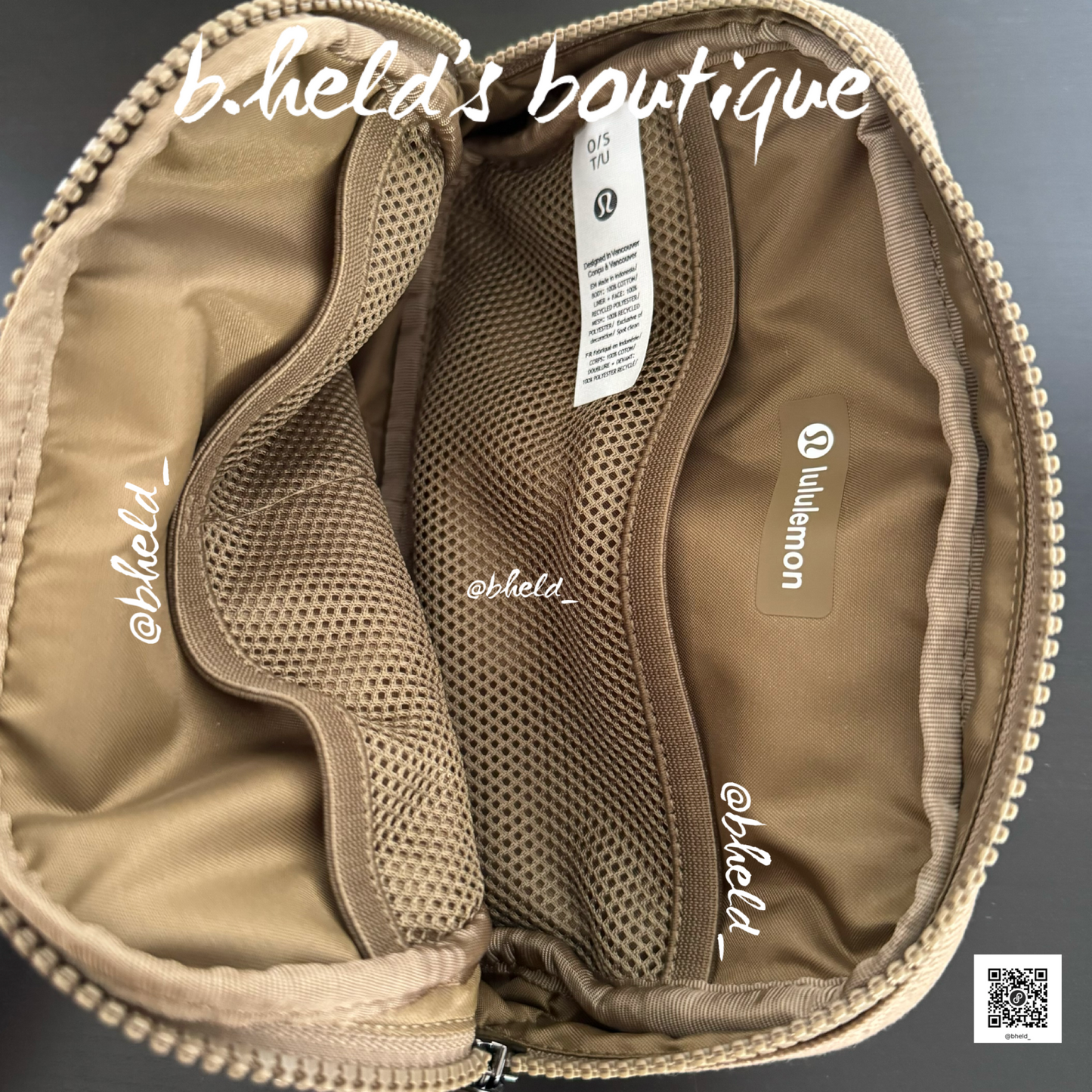 lululemon Everywhere Belt Bag *Canvas (1 L) in Artifact, One Size
