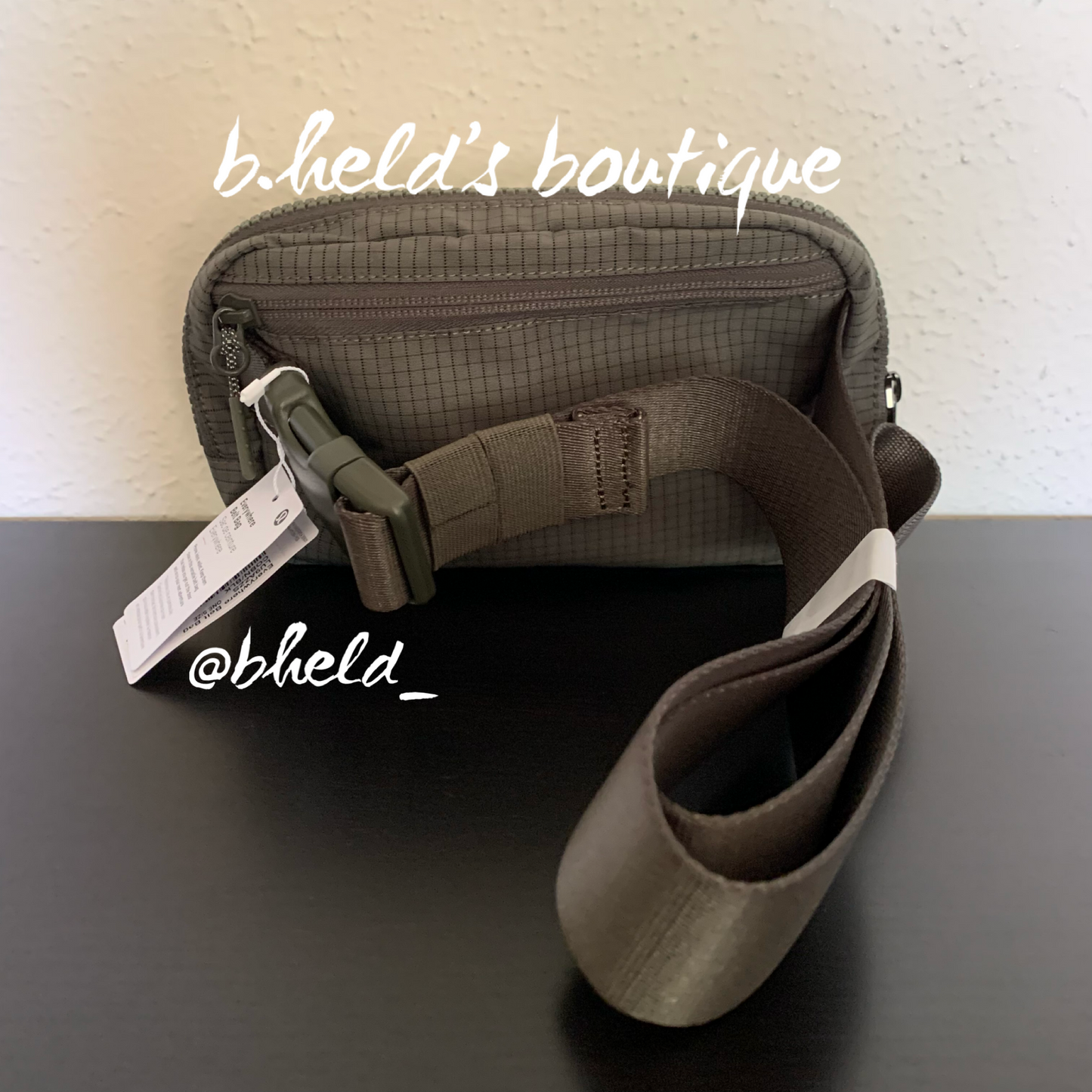 lululemon Everywhere Belt Bag (1 L) in Carob Brown/Black, One Size