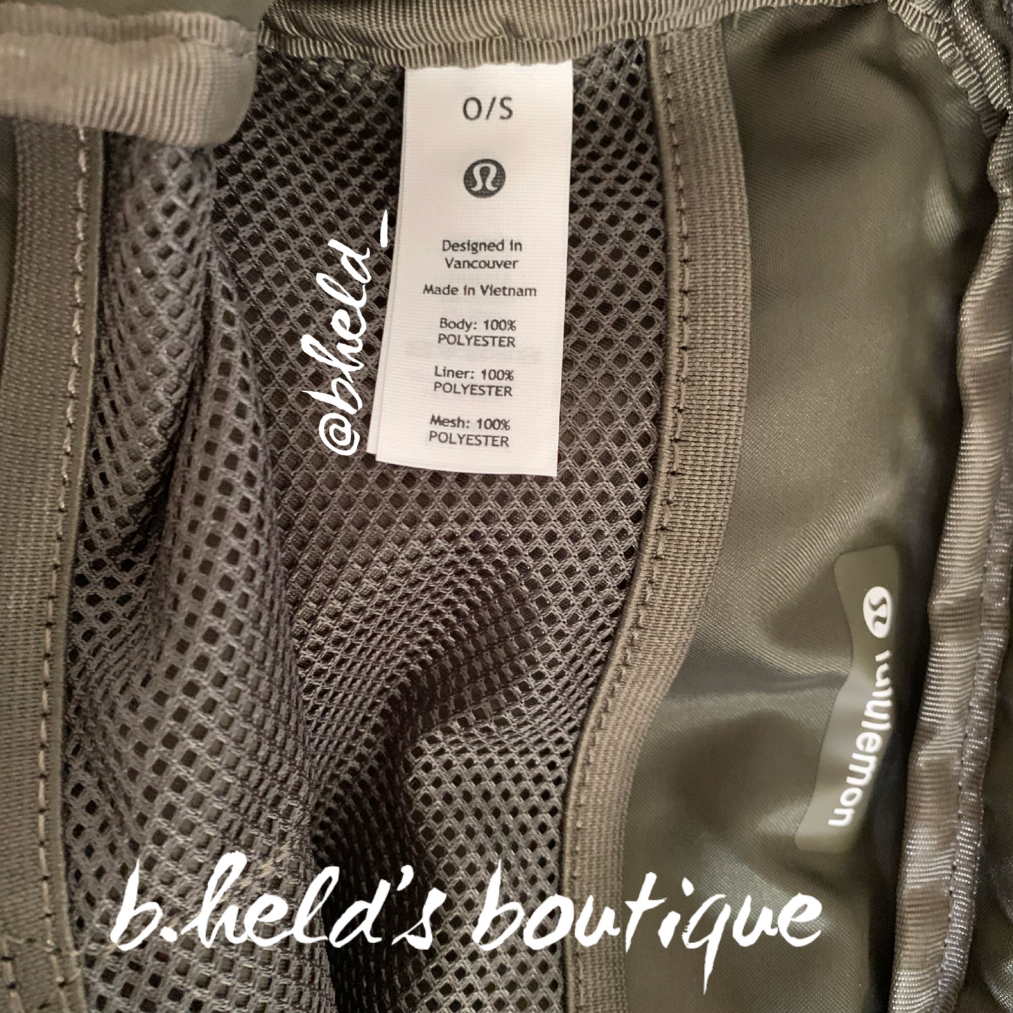 lululemon Everywhere Belt Bag (1 L) in Carob Brown/Black, One Size