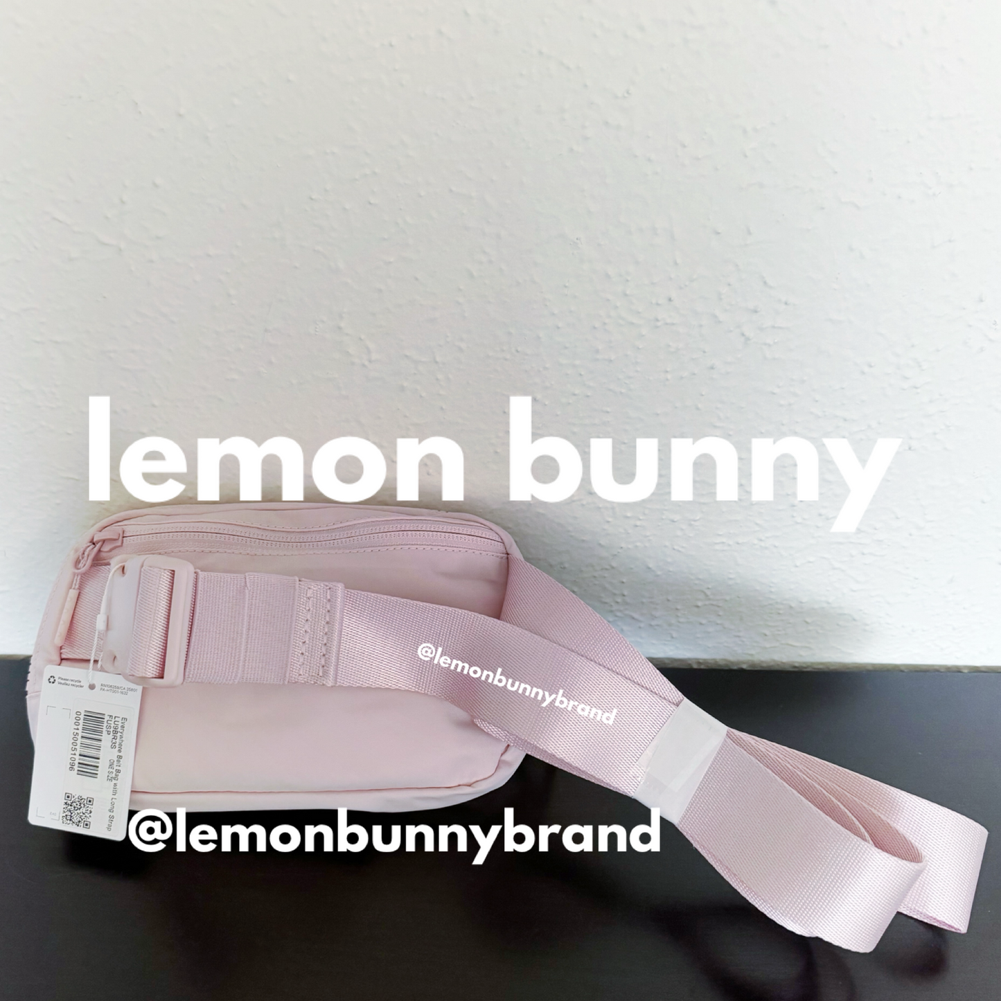 lululemon Everywhere Belt Bag *Long Strap (1 L) in Flush Pink, One Size