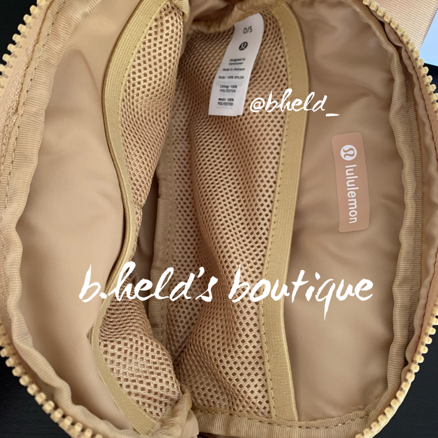 lululemon Everywhere Belt Bag (1 L) in Golden Sand, One Size