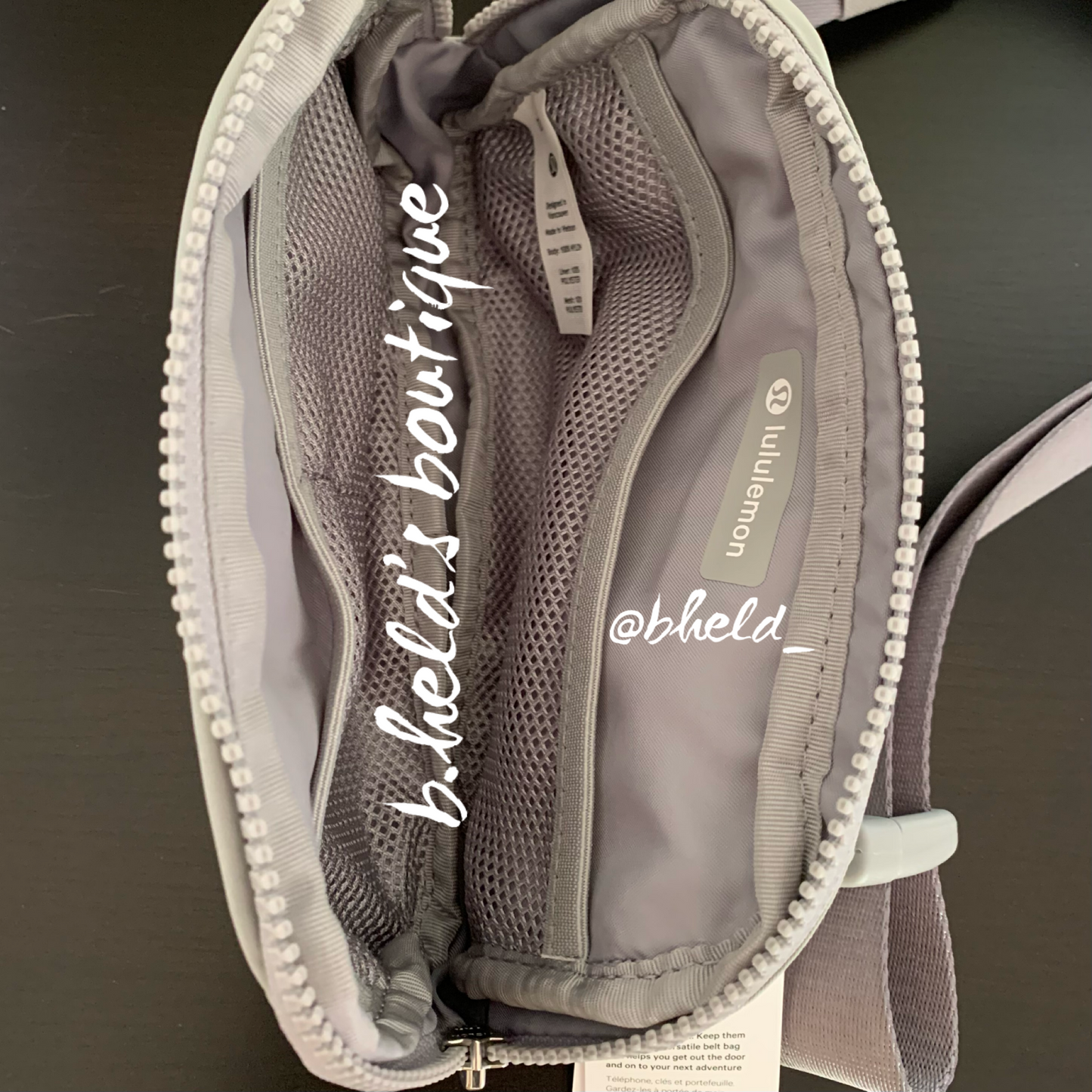 lululemon Everywhere Belt Bag (1 L) in Silver Drop, One Size