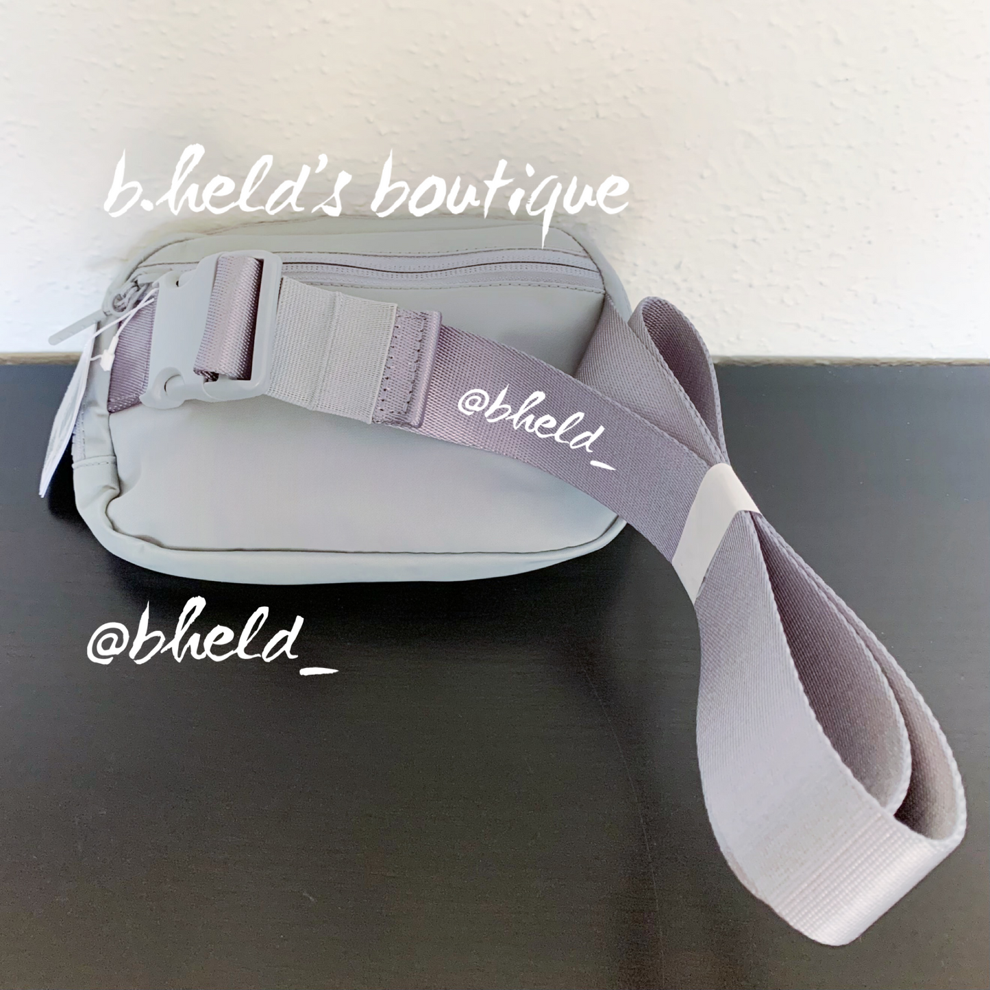 lululemon Everywhere Belt Bag (1 L) in Silver Drop with USC Trojans Logo, One Size