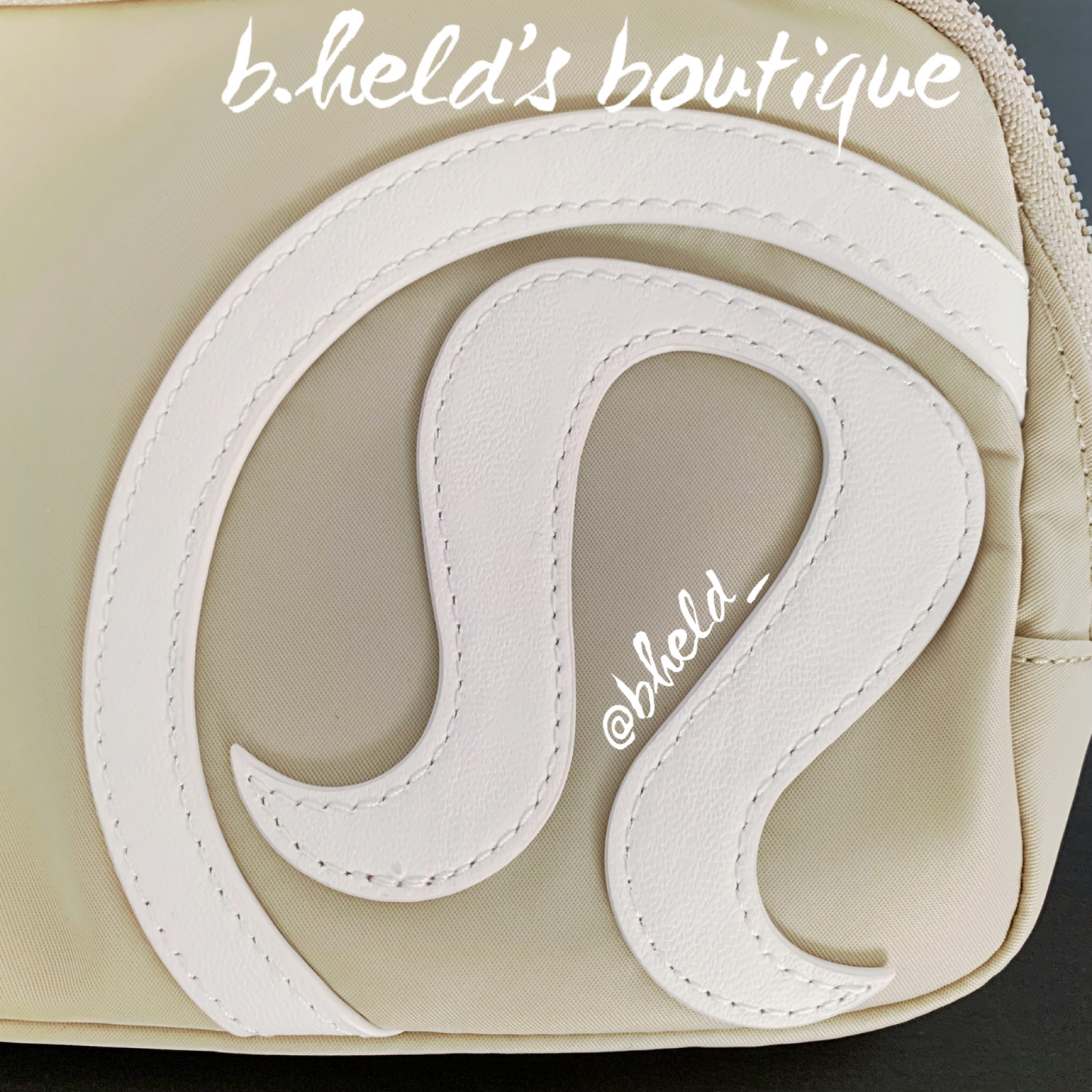 lululemon Everywhere Belt Bag (1 L) in Trench/White Opal, One Size