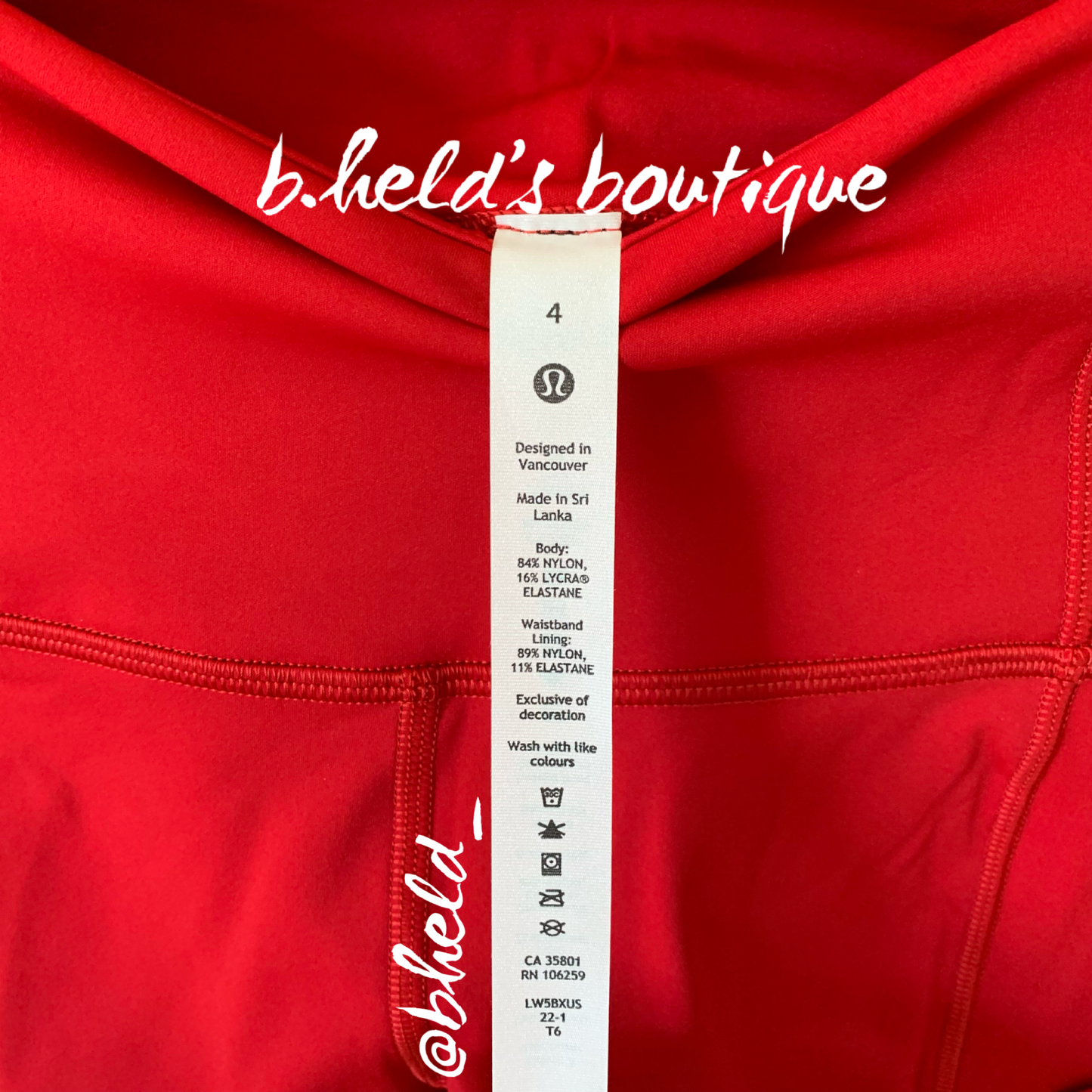 lululemon Fast and Free High-Rise Tight 28" in Dark Red, Size 4