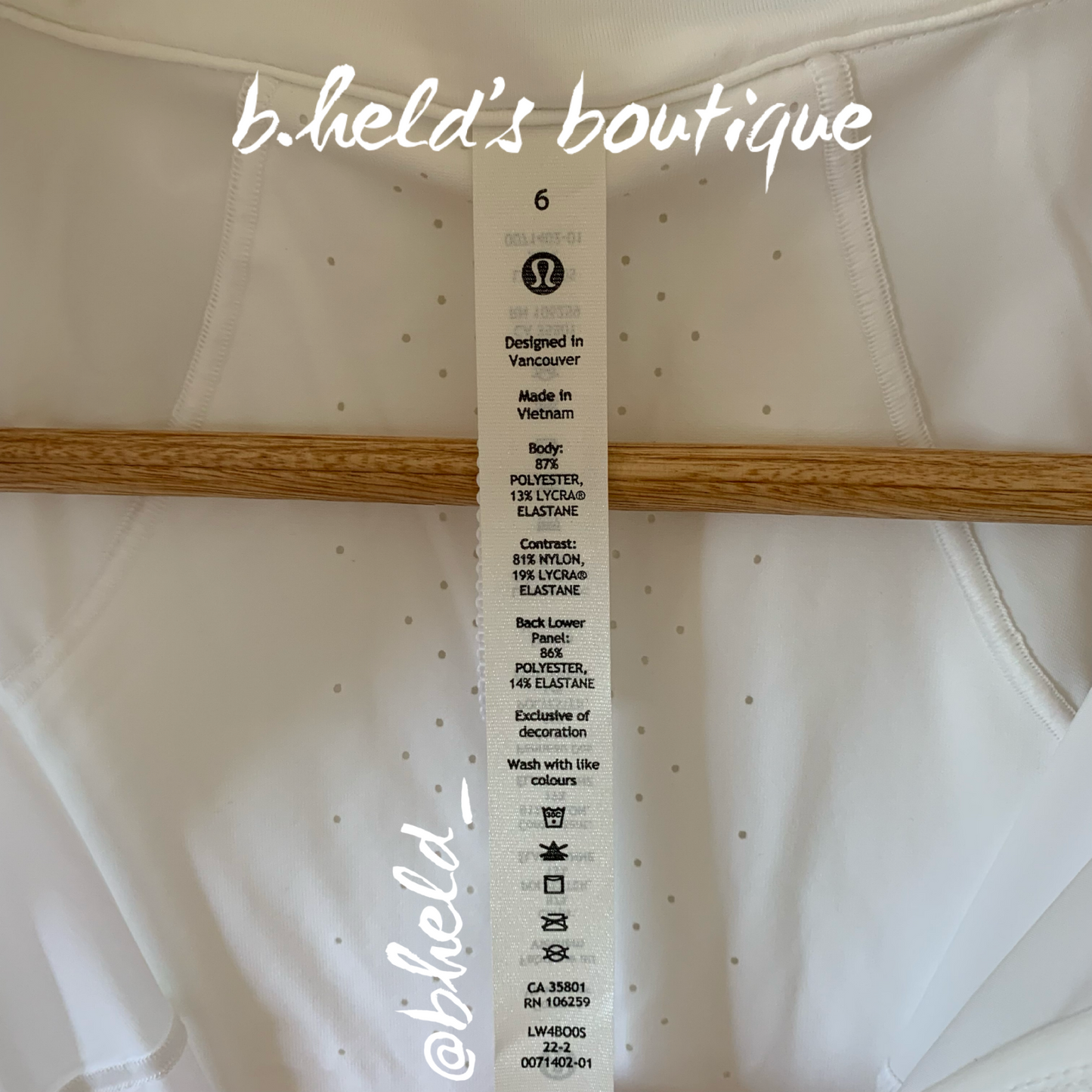 lululemon Goal Smasher Jacket in White, Size 6