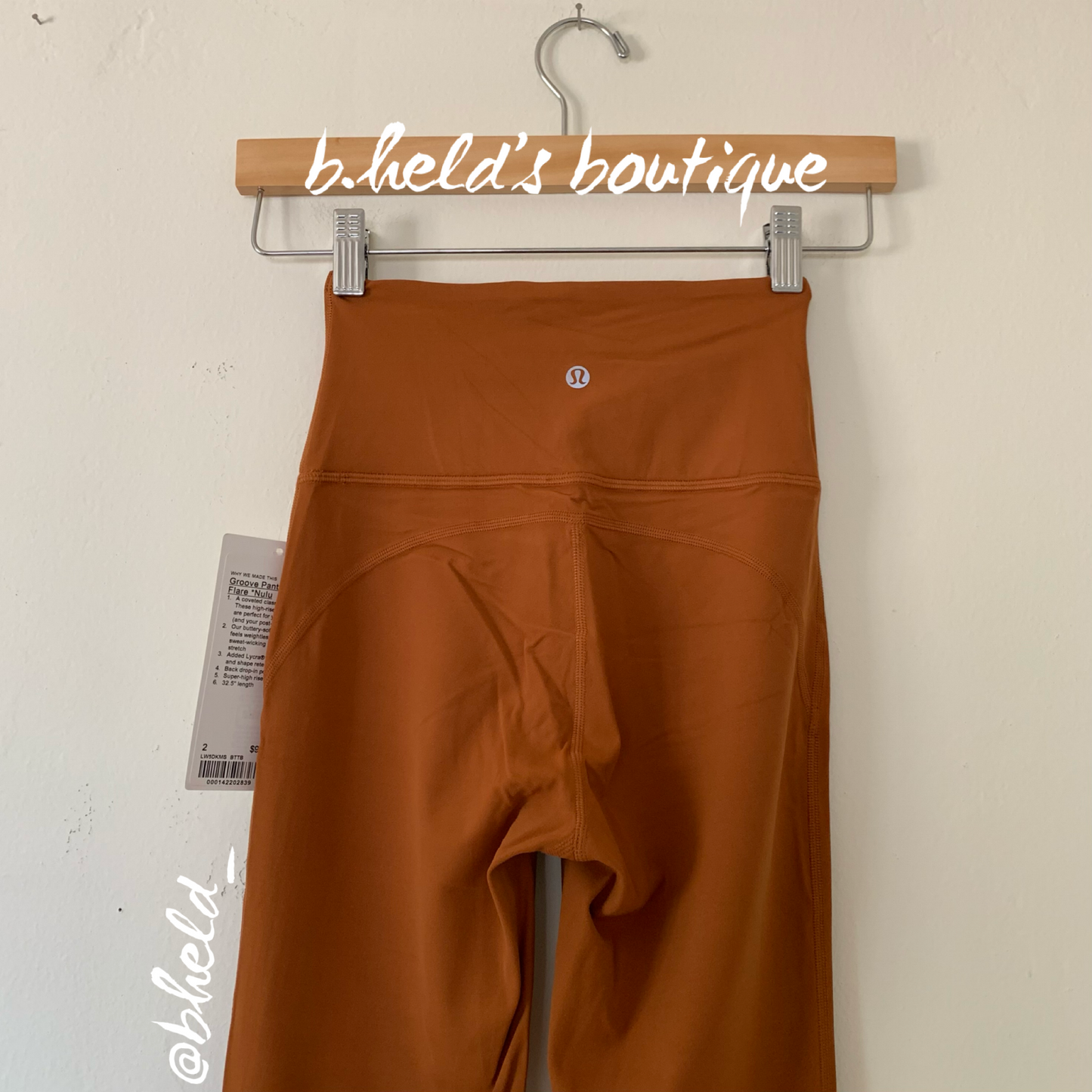lululemon Groove Super High-Rise Flared Pant *Nulu in Butternut Brown, Size 2 (Single-Lined)