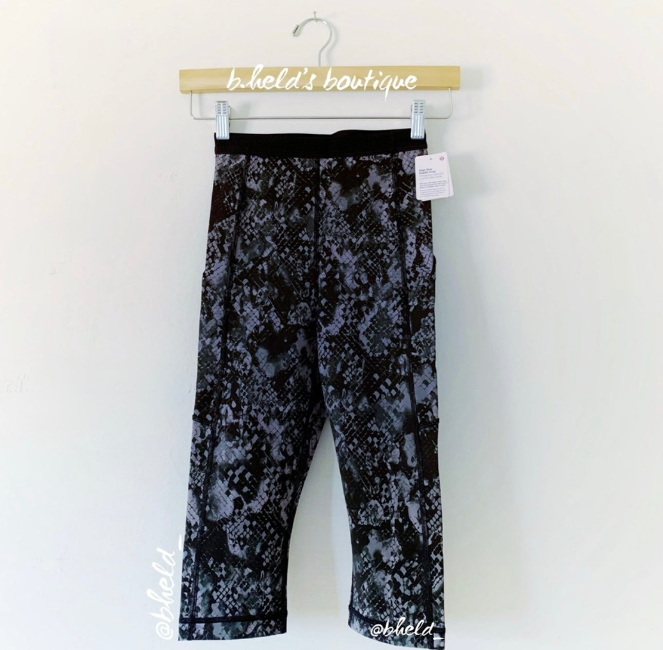 lululemon High-Rise Paddle Crop 15.75" in Hideaway Multi, Size 4