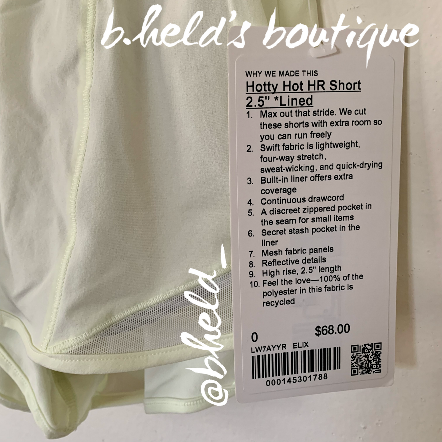 lululemon Hotty Hot High-Rise Lined Short 2.5" in Elixir, Size 0