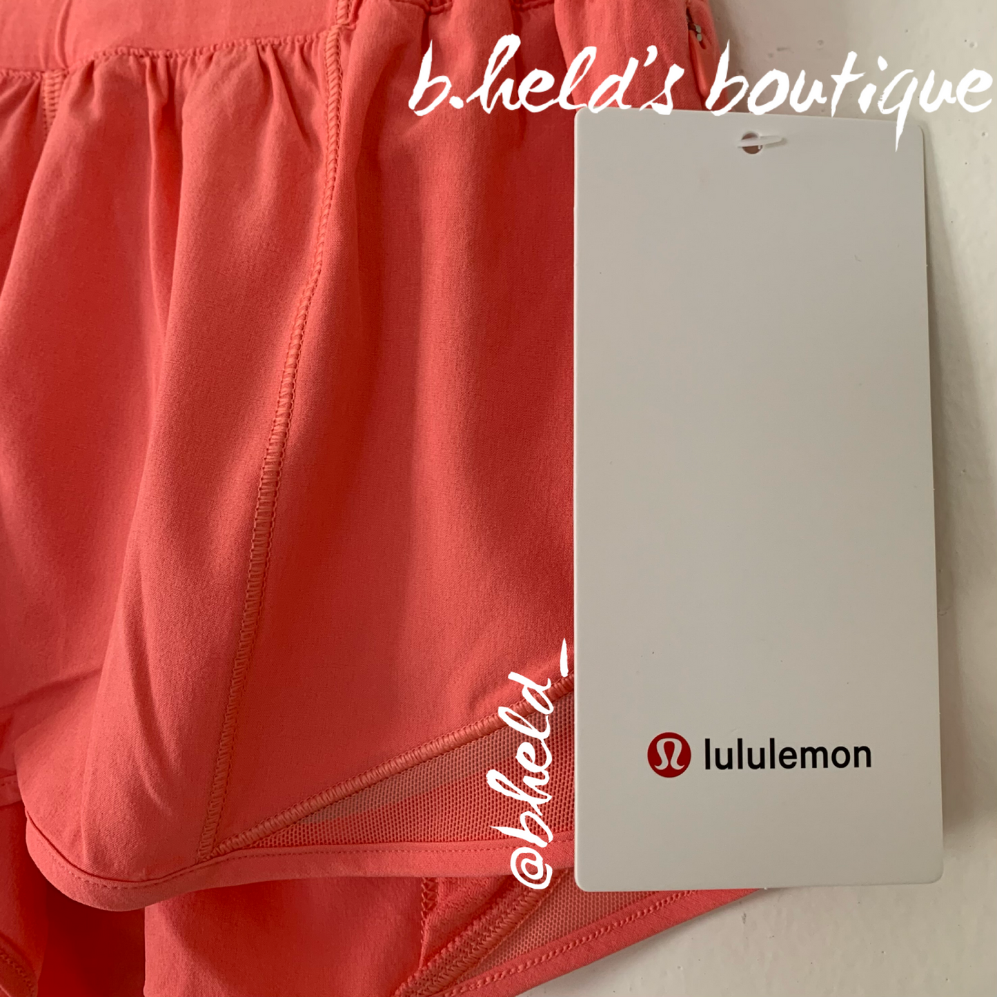 lululemon Hotty Hot Low-Rise Lined Short 2.5" in Raspberry Cream, Size 4