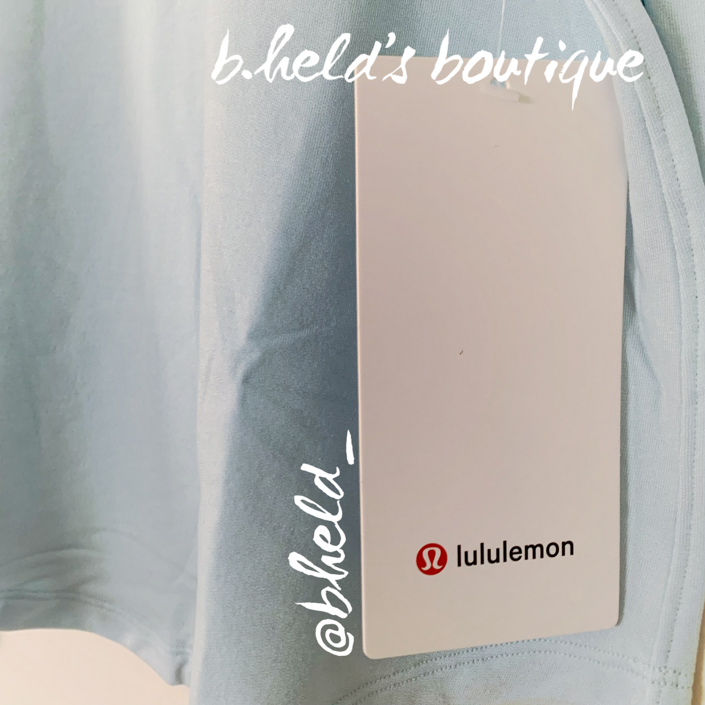 lululemon Love Modal Fleece Long Sleeve Shirt in Powder Blue, Size 4