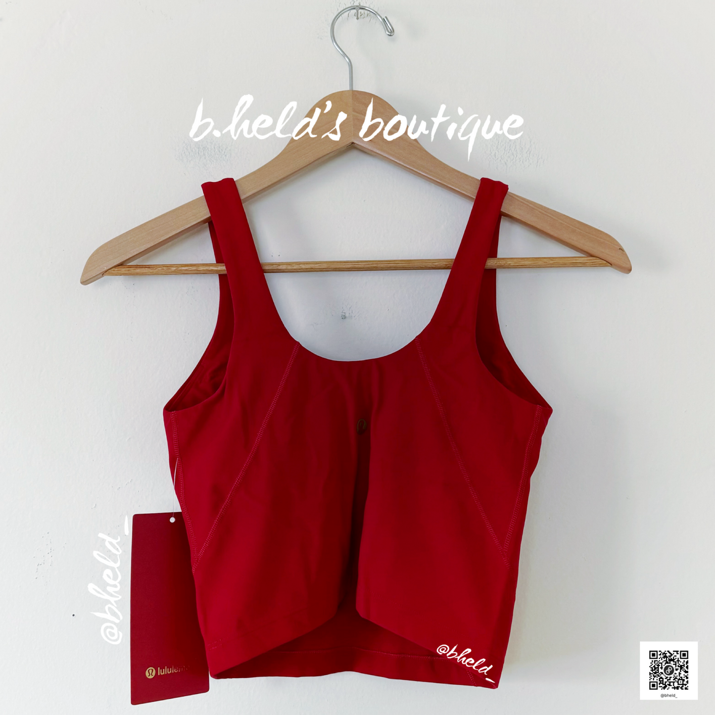 lululemon Lunar New Year Align Tank Top in Dark Red, Size 4