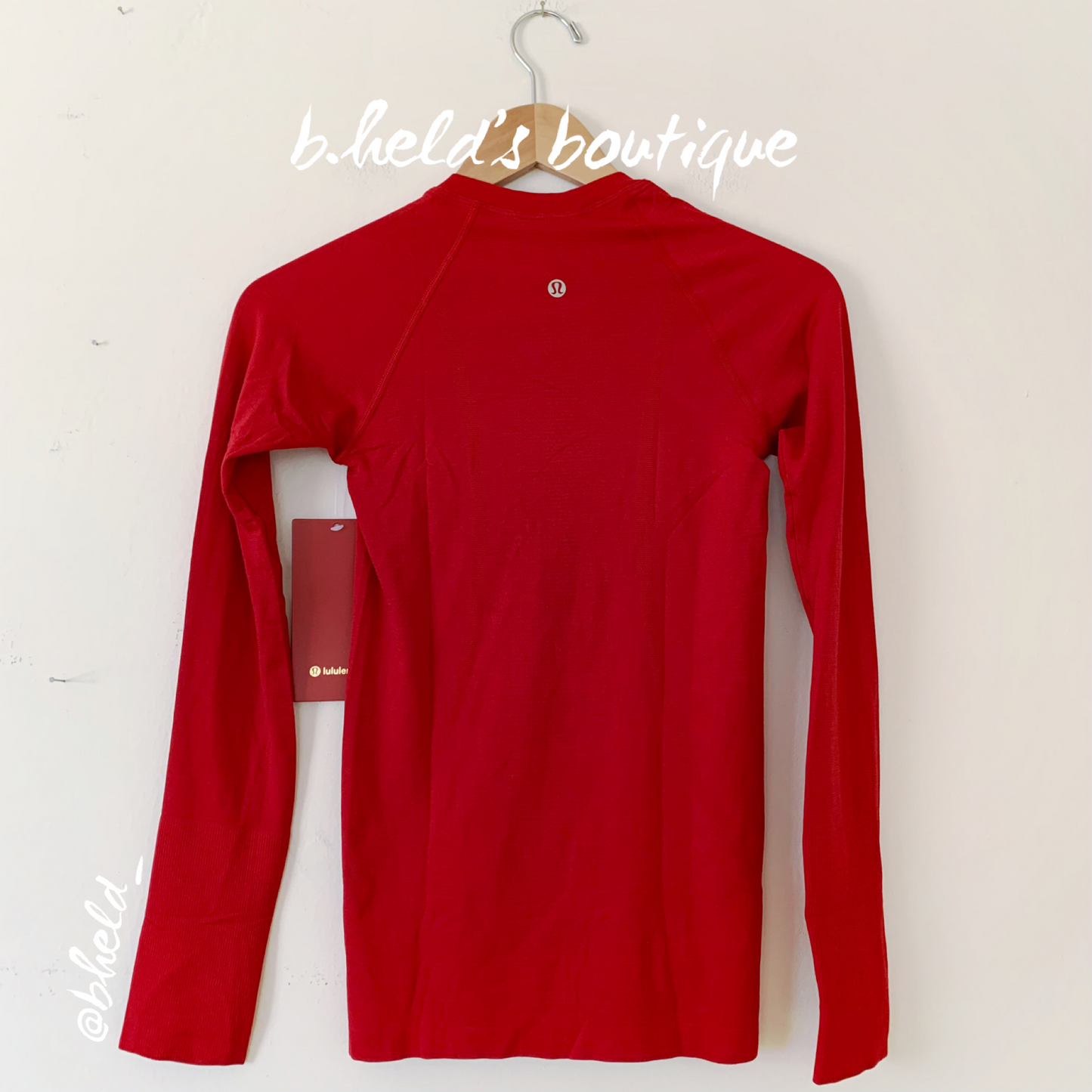 lululemon Lunar New Year Swiftly Tech Long Sleeve Shirt 2.0 in Dark Red/Dark Red, Size 2
