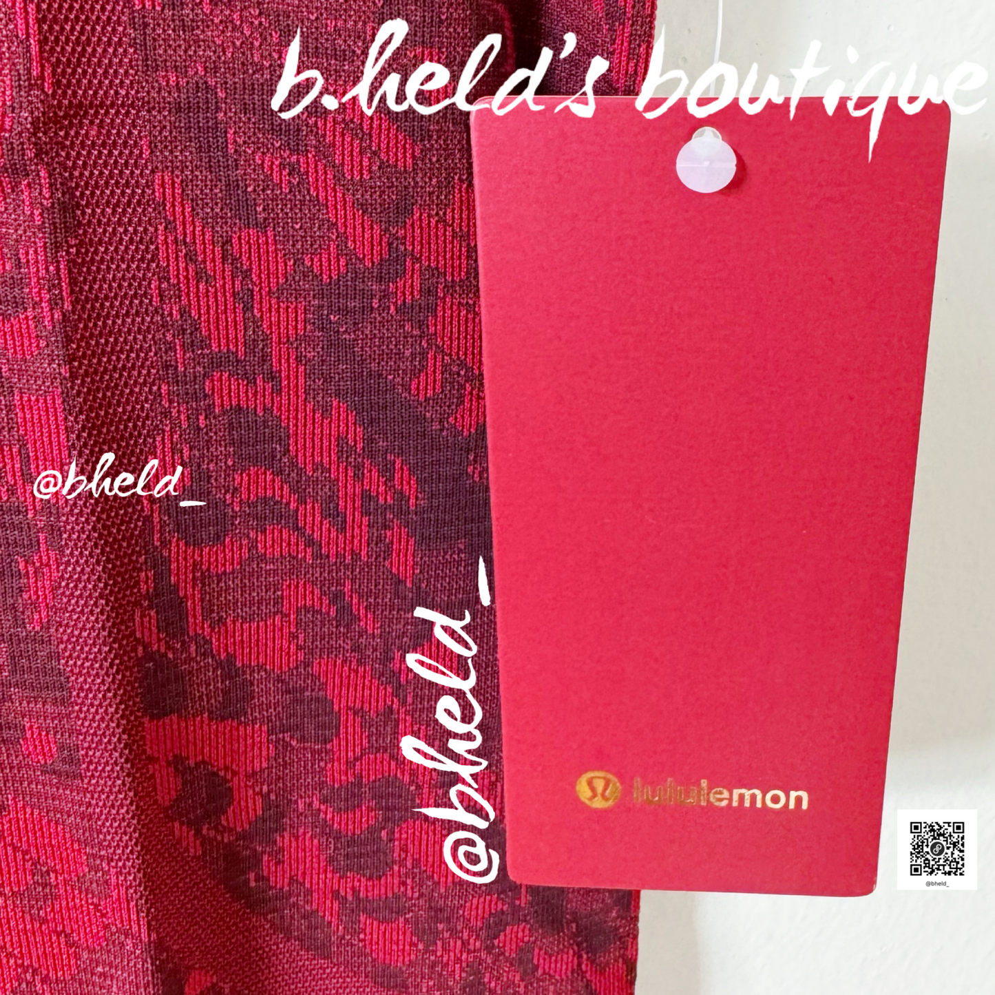 lululemon Lunar New Year Swiftly Tech Short Sleeve Shirt 2.0 *Race Length in Surface Shift Cassis/Dark Red, Size 4