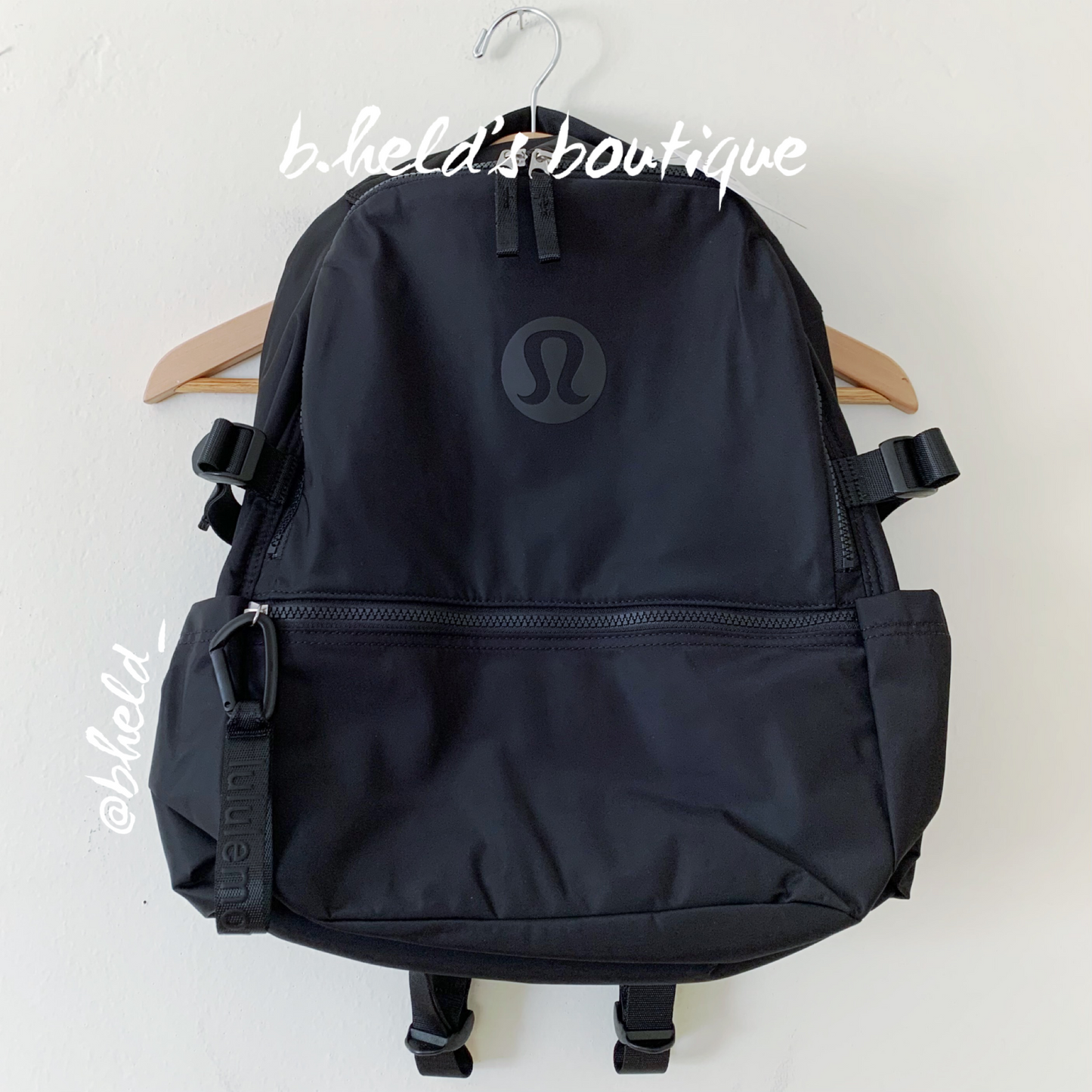 lululemon New Crew Backpack (22 L) in Black, One Size