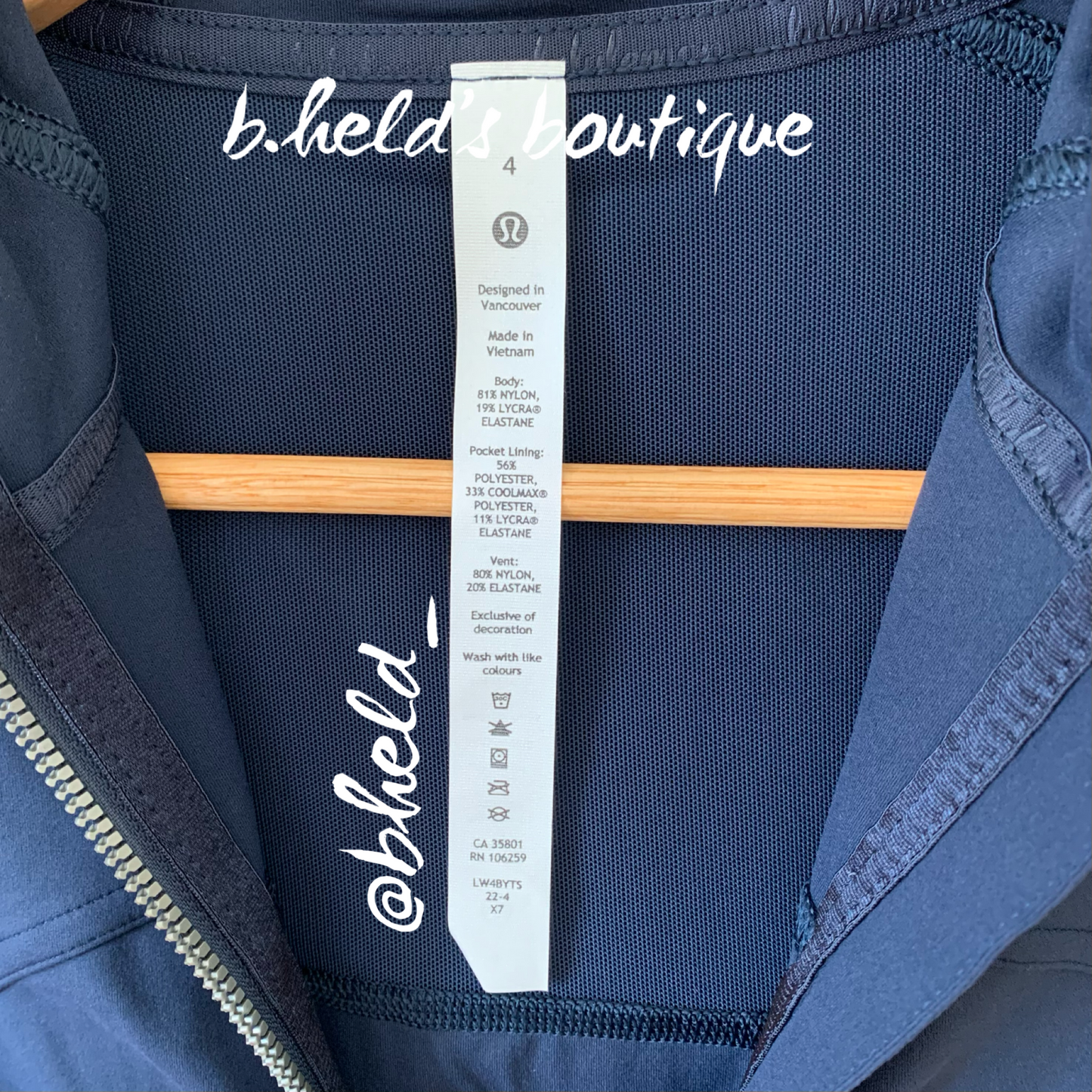 lululemon Nulu Hooded Define Jacket *Ruched in True Navy, Size 4