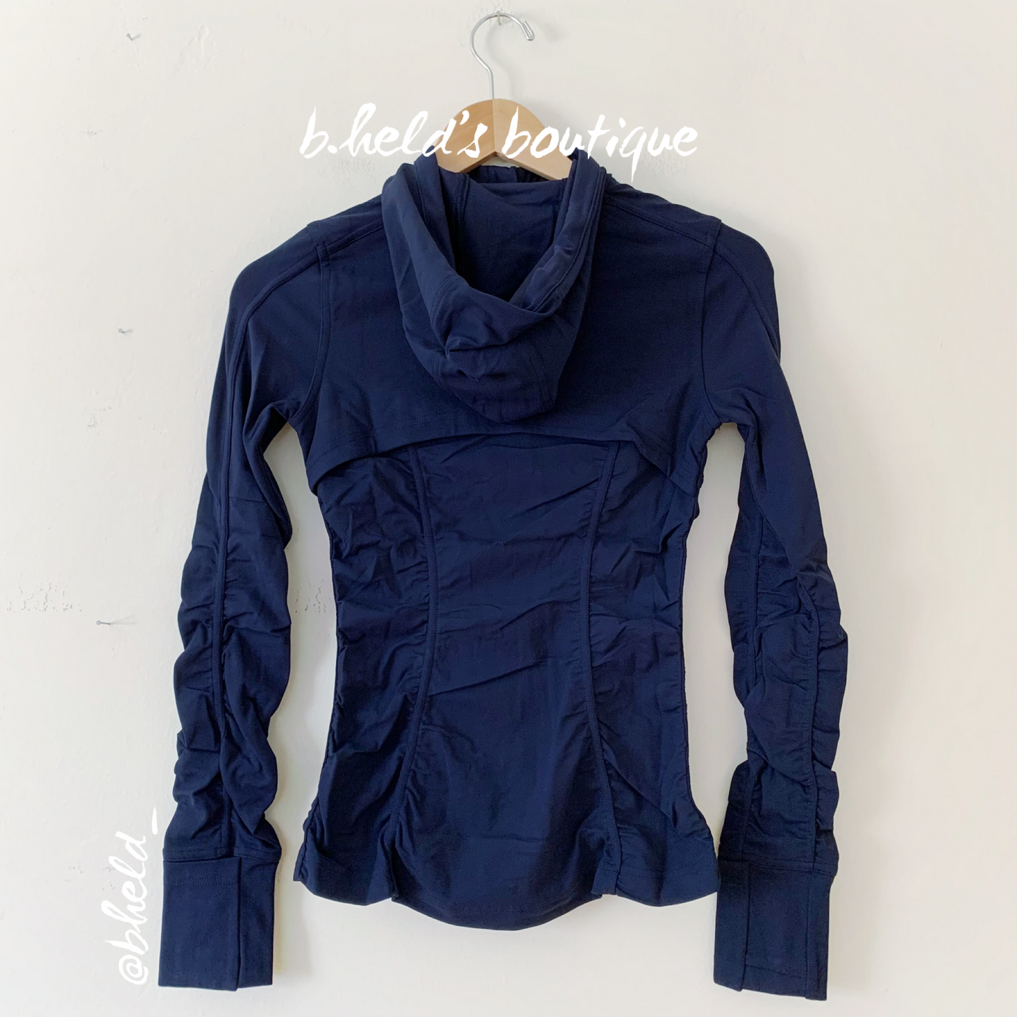 lululemon Nulu Hooded Define Jacket *Ruched in True Navy, Size 4