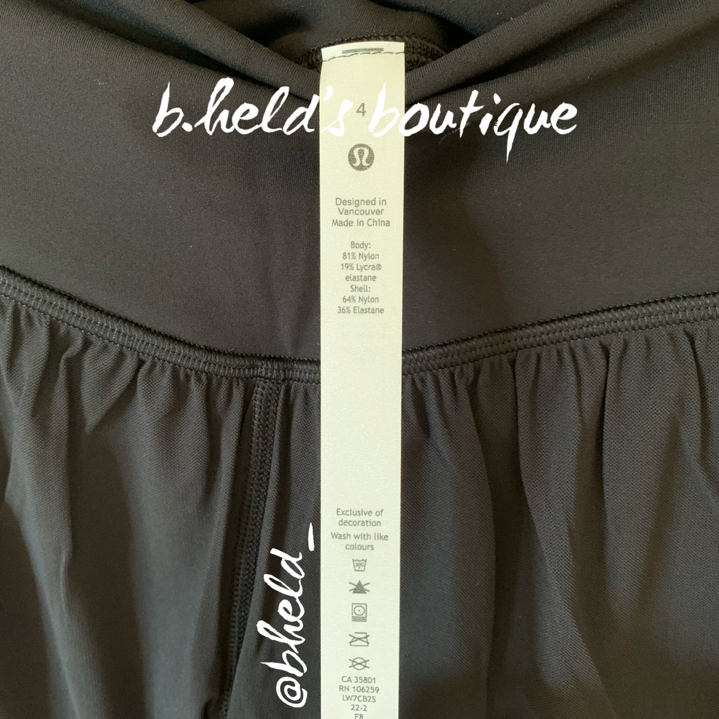 lululemon Nulu and Mesh High-Rise Yoga Short 3.5" in Black, Size 4